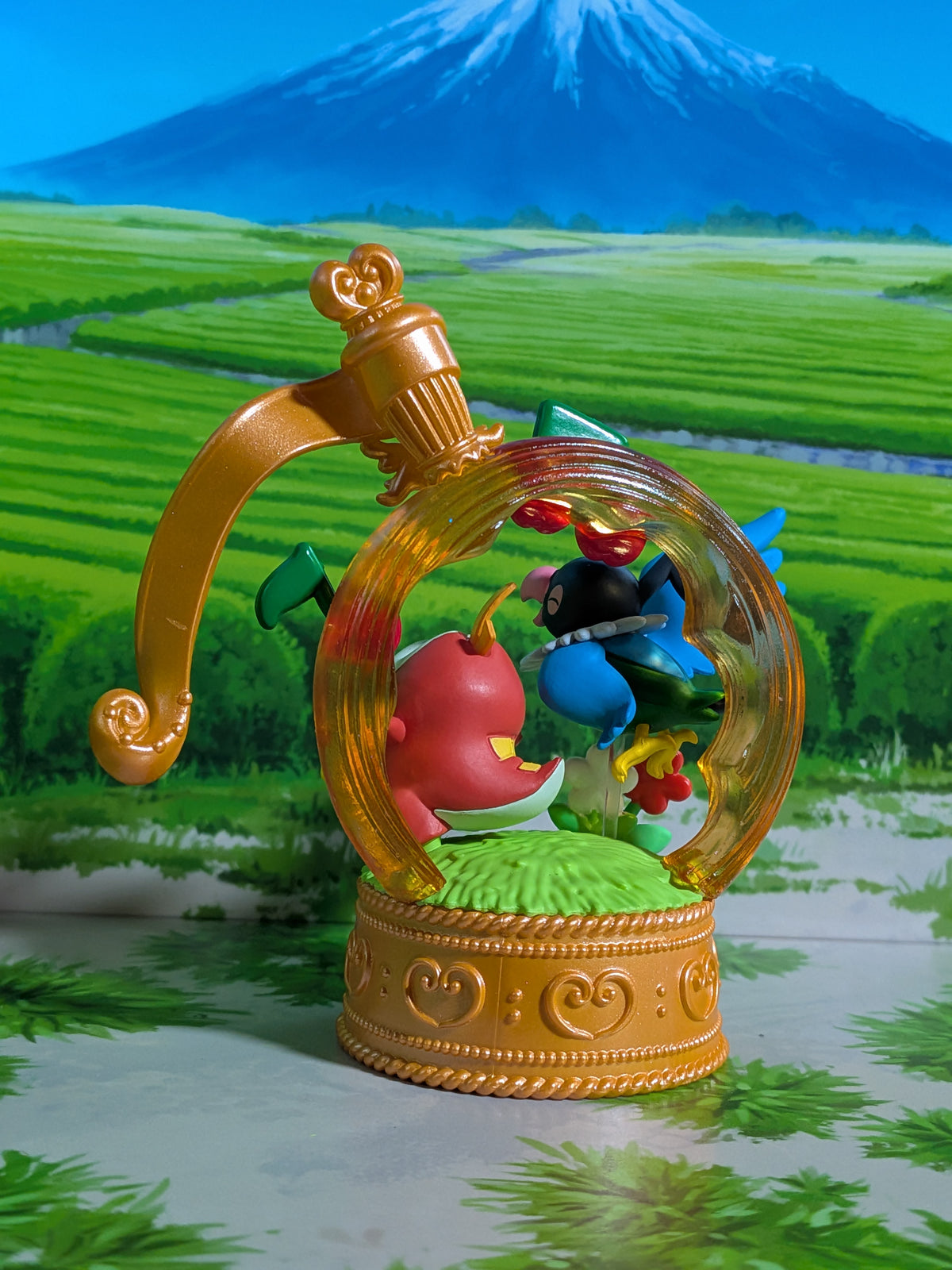 Re-Ment Pokémon Pop Melody Collection - Pijako & Chochodile / Chatot & Fuecoco (~10 cm)