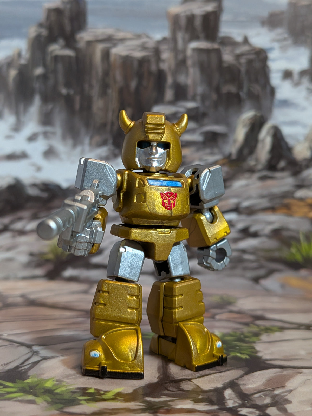 Blokees - Transformers Galaxy Shining (DV01) - Brilliant Bumblebee (~4-6cm)