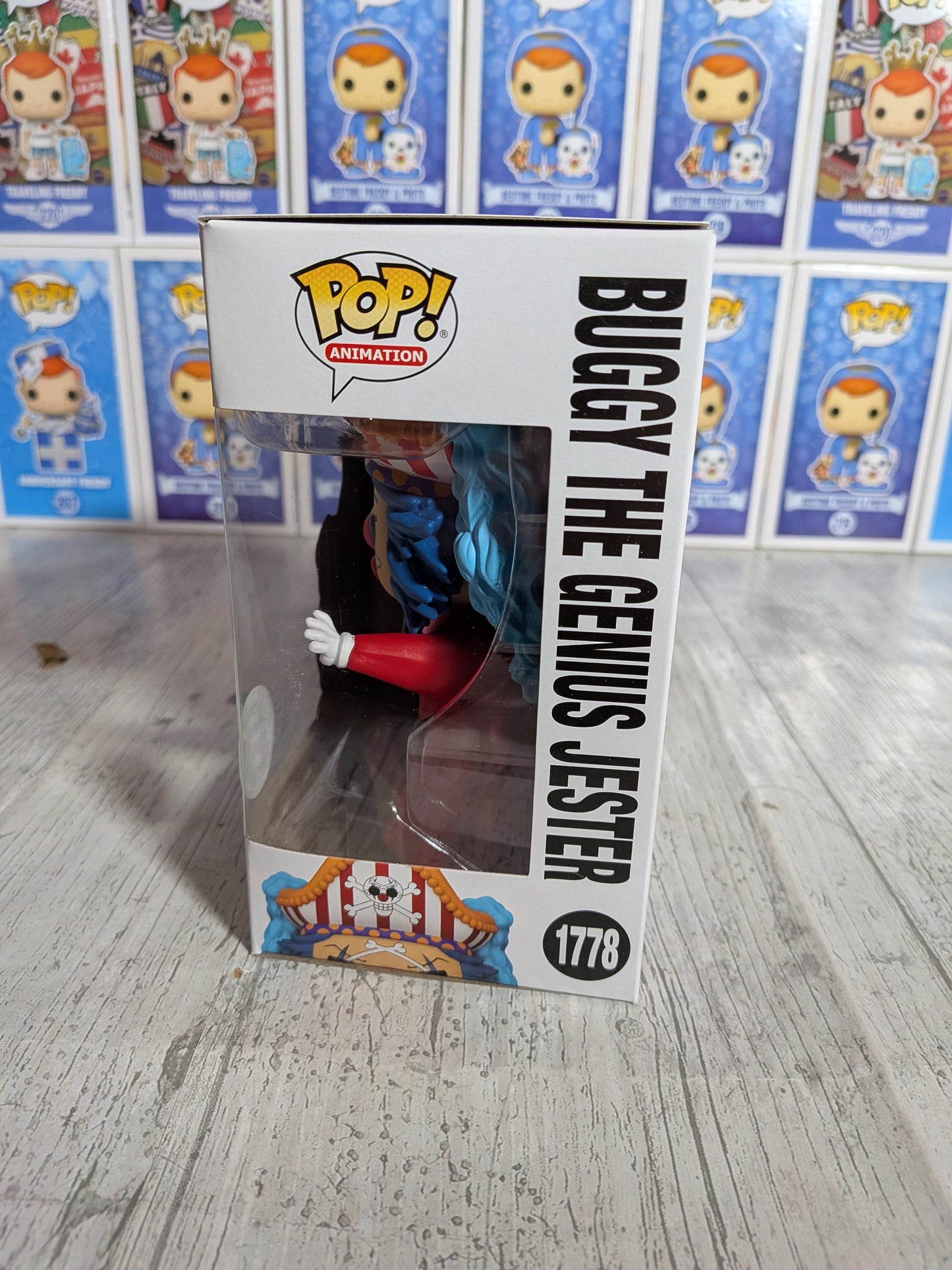 Funko Pop One Piece #1778 – Buggy, der geniale Hofnarr