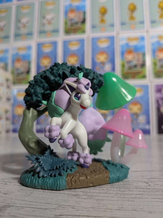 Re-Ment Pokémon - Ponyta de Galar - Circular Diorama