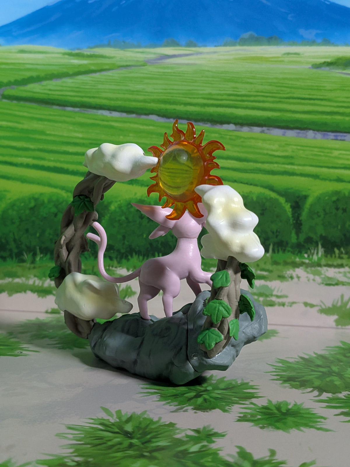 Re-Ment Pokémon - Espeon - Diorama circolare