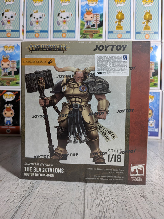 JoyToy Warhammer Age of Sigmar - Stormcast Eternals The Blacktalons Rostus Oxenhammer (13,6cm)