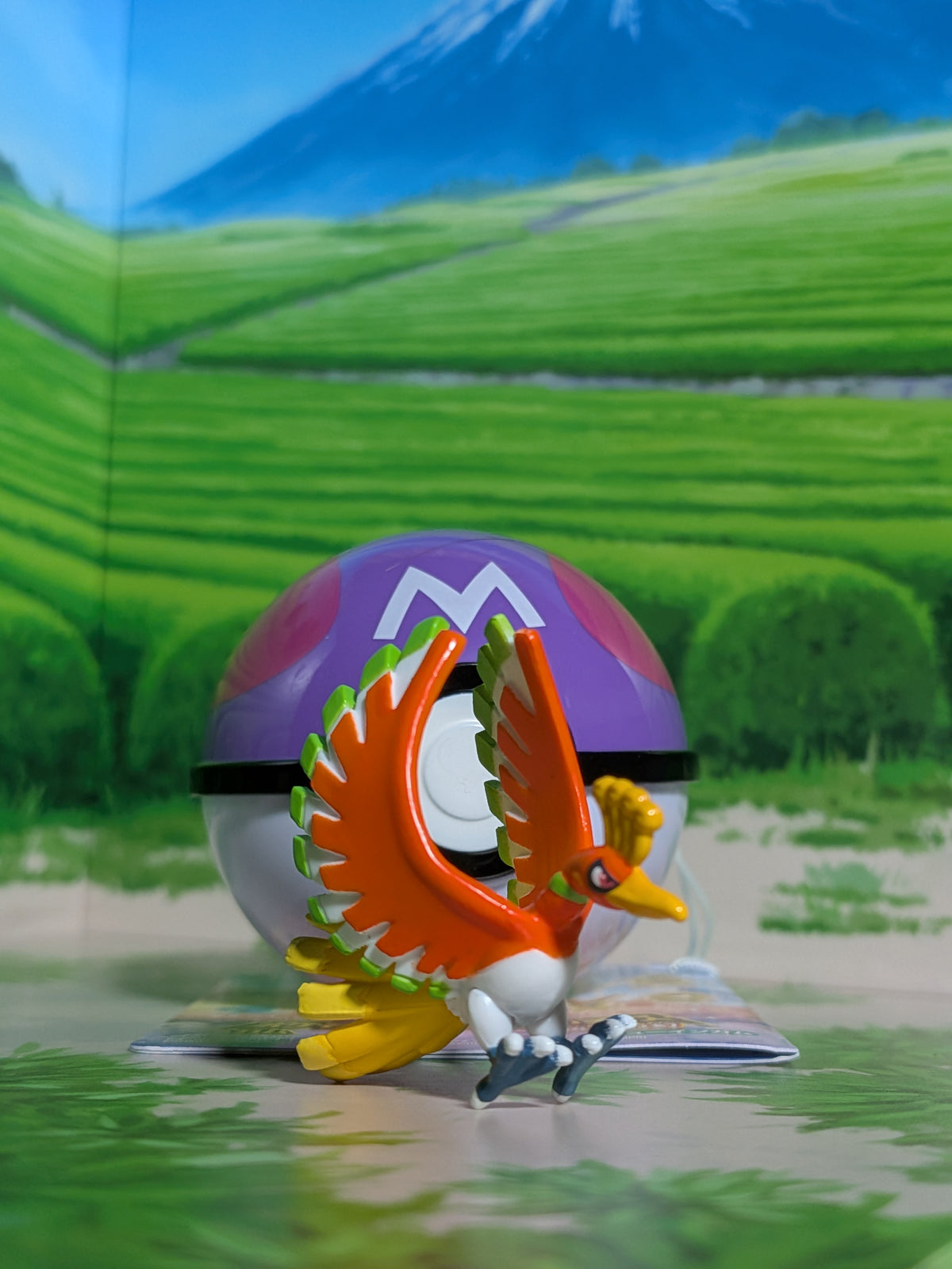 Shokugan: Pokémon Get & Gum - Blazing Sky Illusion - Ho-Oh & Master Ball (Environ 3 cm)