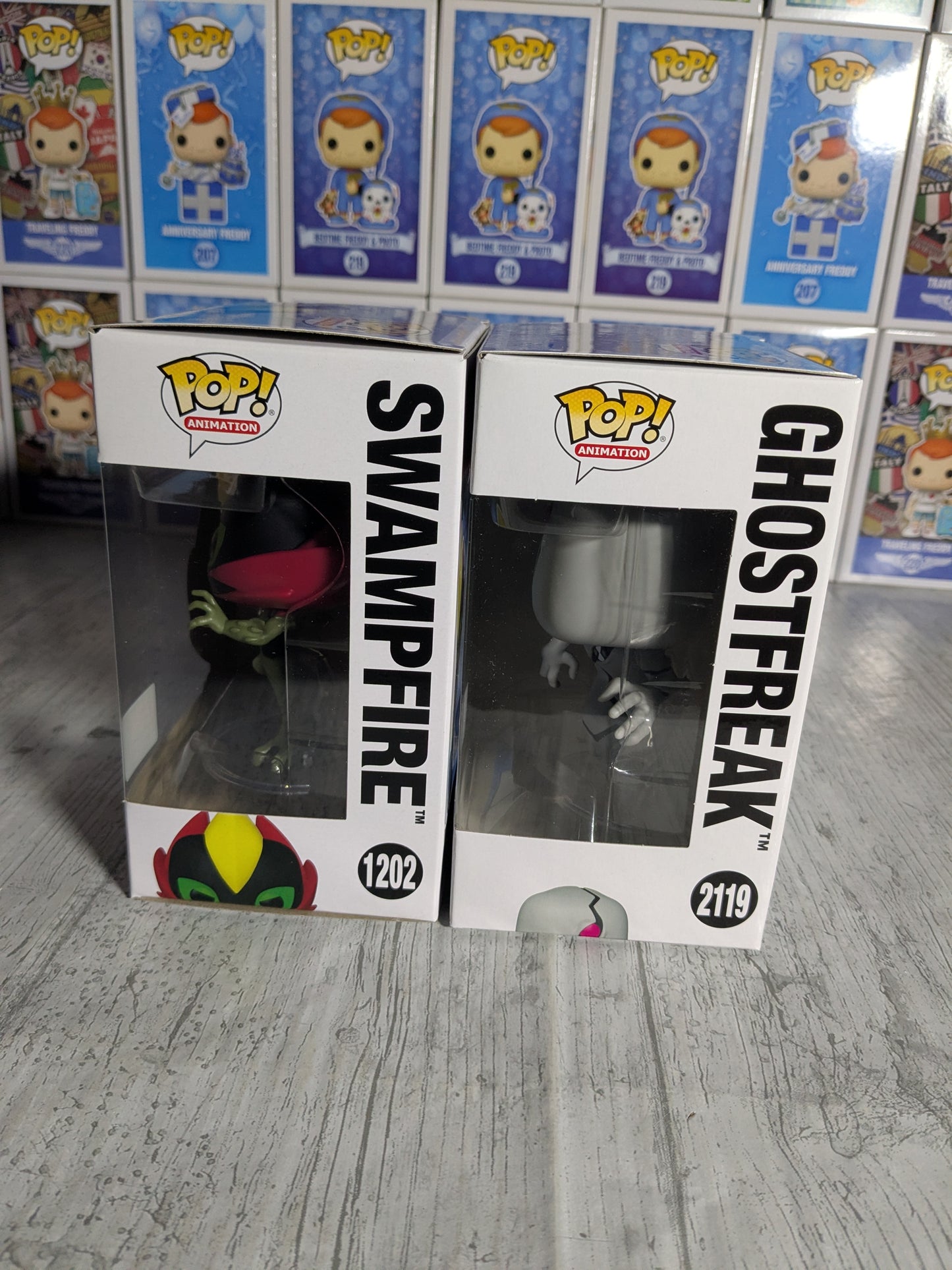 Funko pop Ben 10 / Ben 10 Alien Force - Swampfire & Ghostfreak (Bundle)
