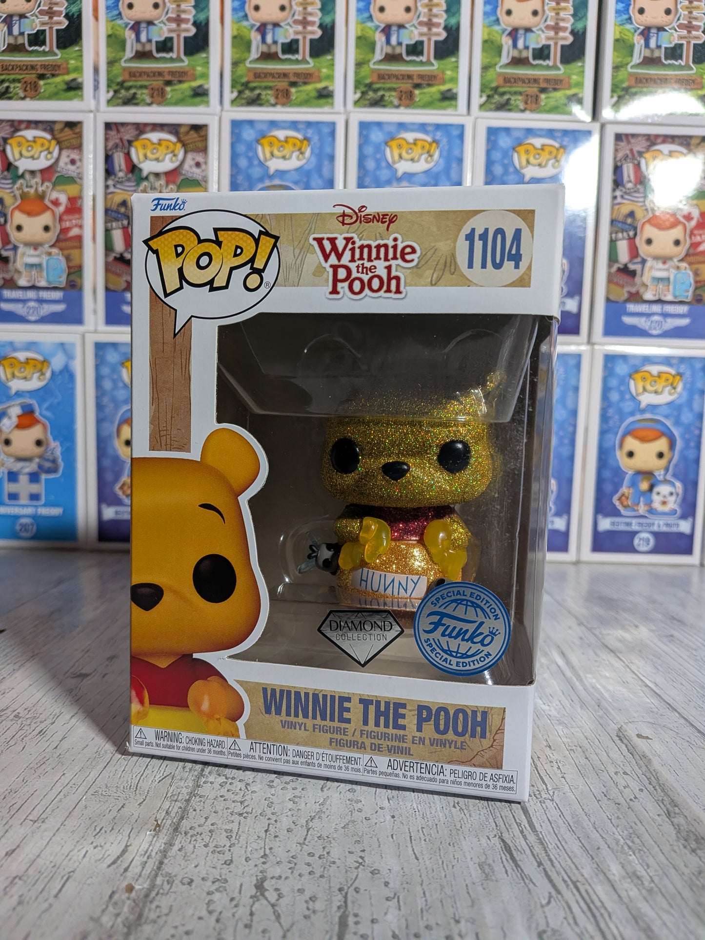 Funko Pop Disney Winnie Puuh #1104 - Winnie Puuh (Diamant)