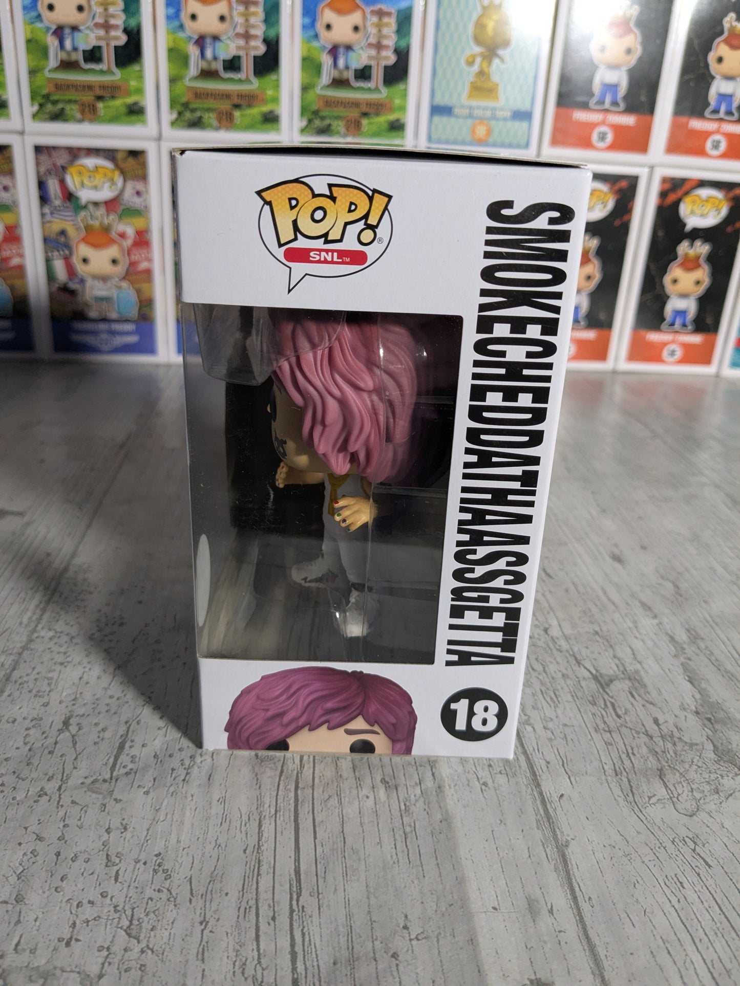Funko pop 18 : Smokecheddathaassgetta
