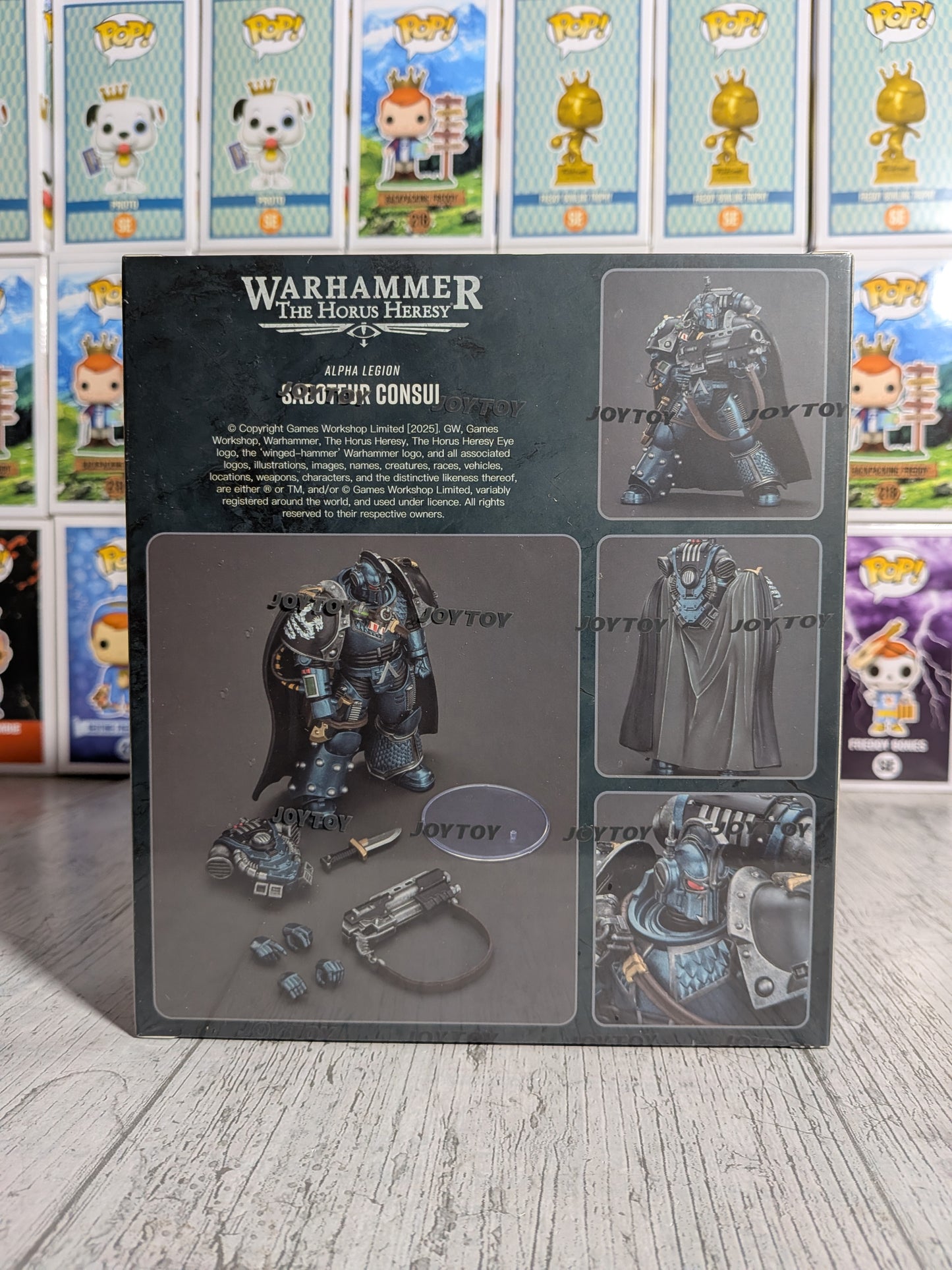 JoyToy Warhammer The Horus Heresy – Alpha Legion Saboteur Konsul (12,6cm)