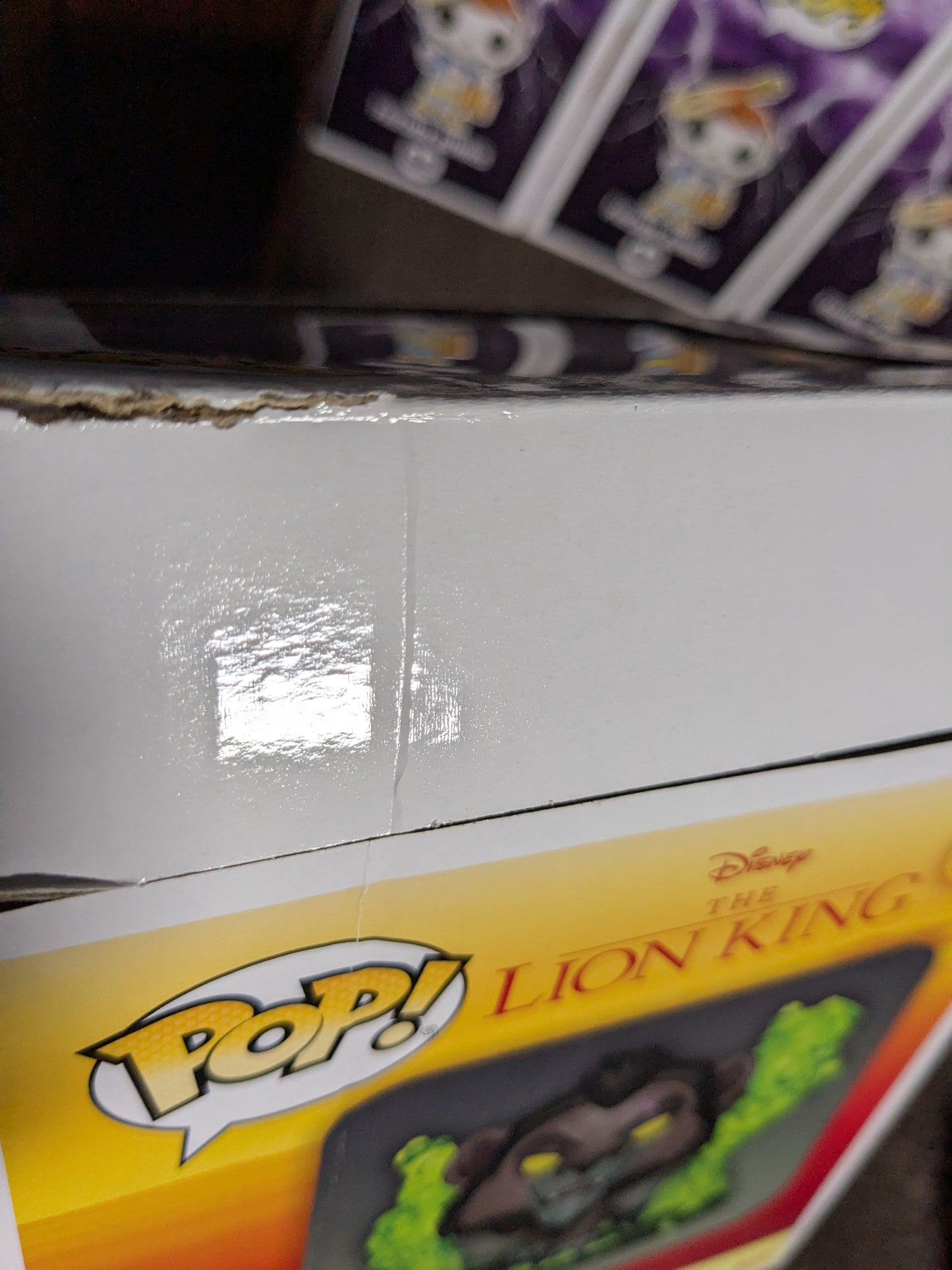 Funko pop 544 : Scar with Flames (Chase / Destroyed Box/ Plastic)