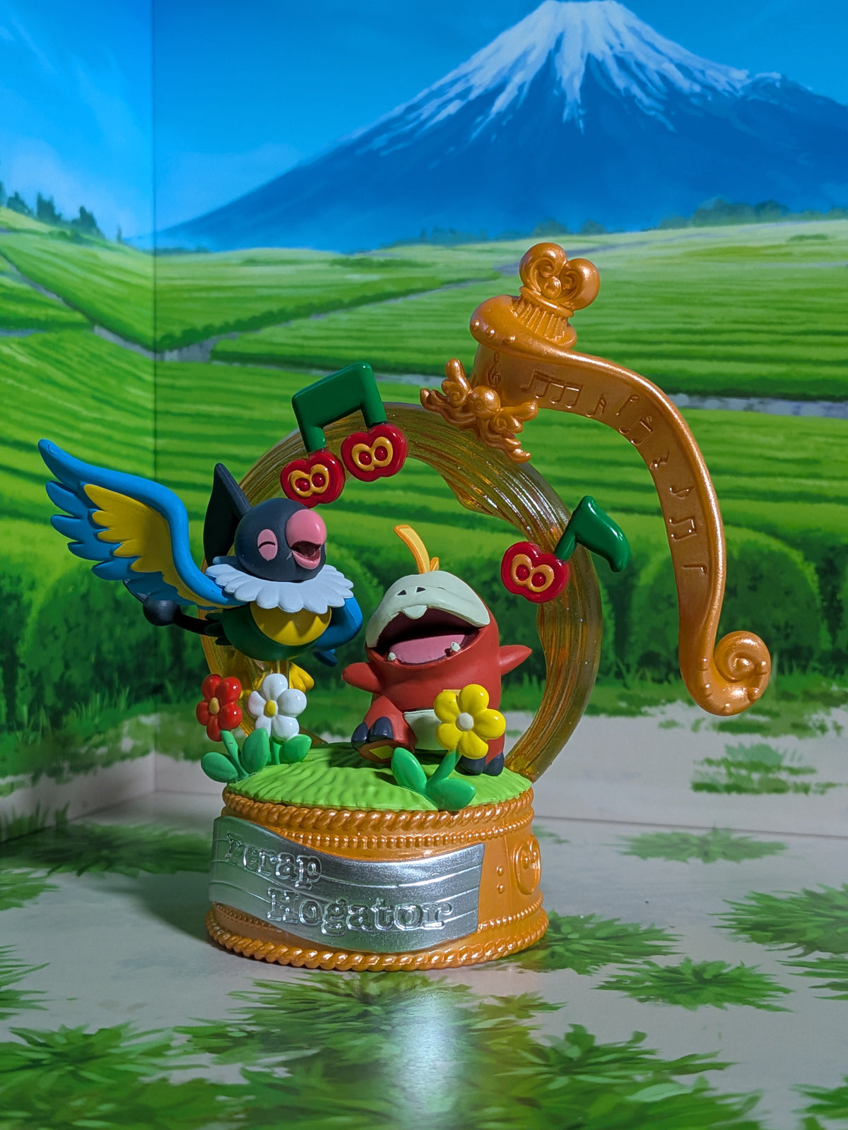 Re-Ment Pokémon Pop Melody Collection - Pijako & Chochodile / Chatot & Fuecoco (~10 cm)