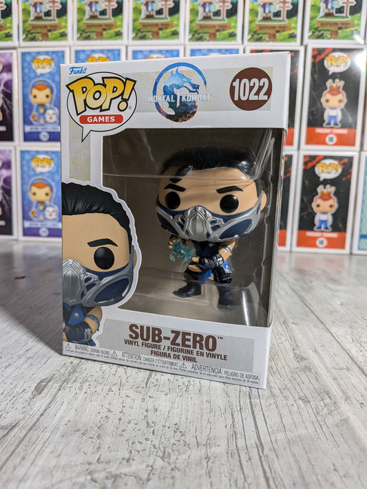 Funko pop Games Mortal Kombat #1022 - Sub-Zero (Damaged Box)