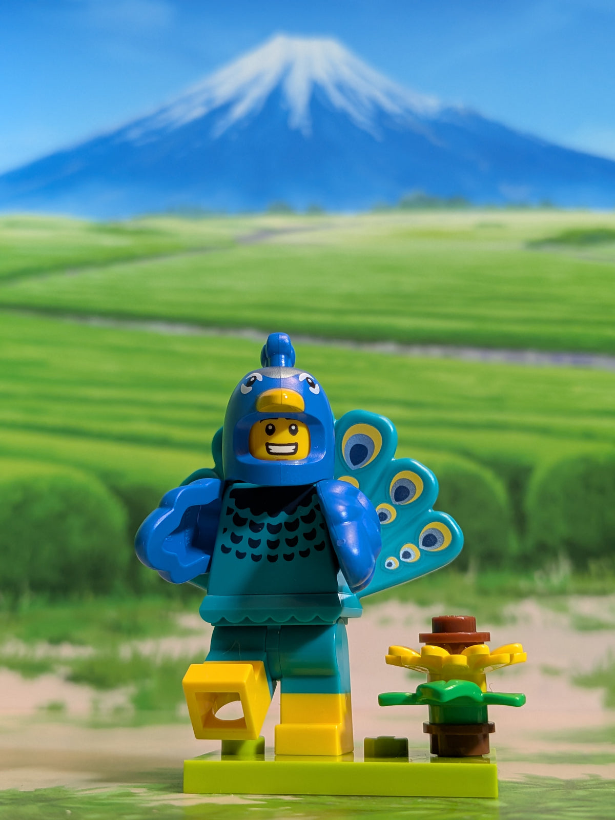 LEGO Minifigures - Peacock Costume Fan