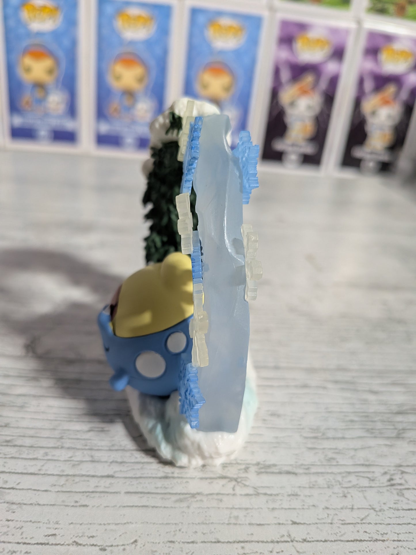 Re-Ment Pokémon - Pikachu & Obalie / Spheal - Circular Diorama (Lire description)
