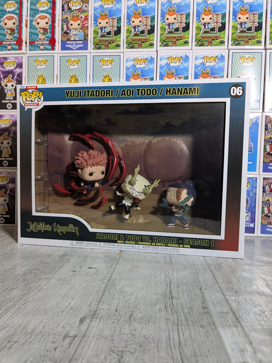 Funko pop Deluxe Moment Jujutsu Kaisen #06 - Yuji Itadori/ Aoi Todo / Hanami