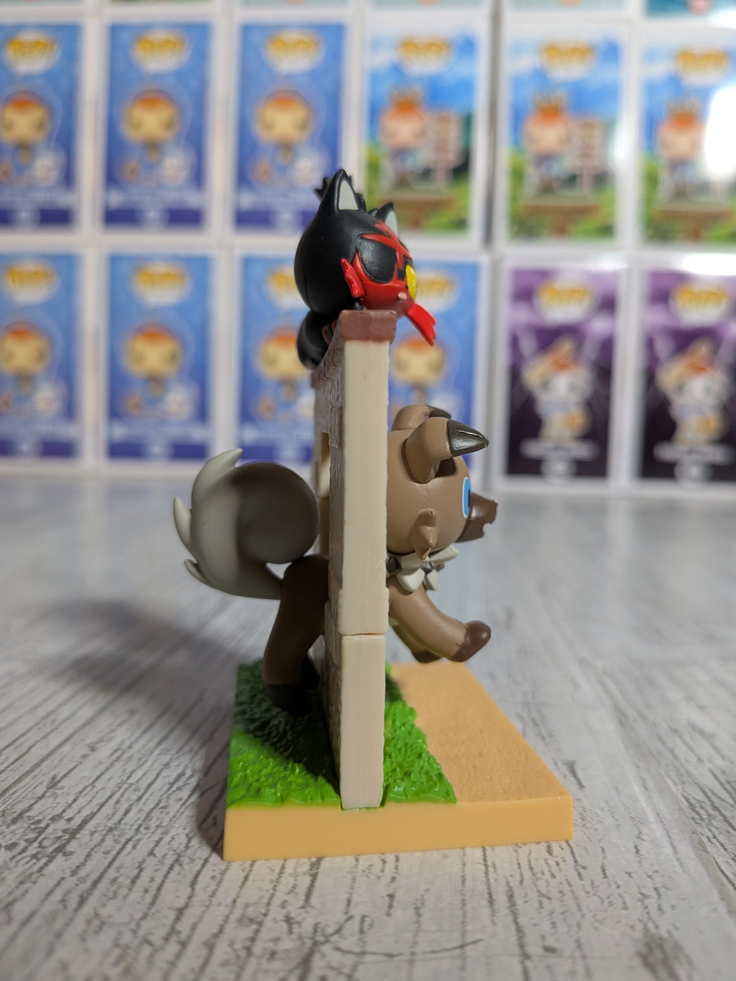 Re-Ment Pokémon - Flamiaou & Rocabot | Litten & Rockruff | Nyabby & Iwanko - Welcome Home Collection