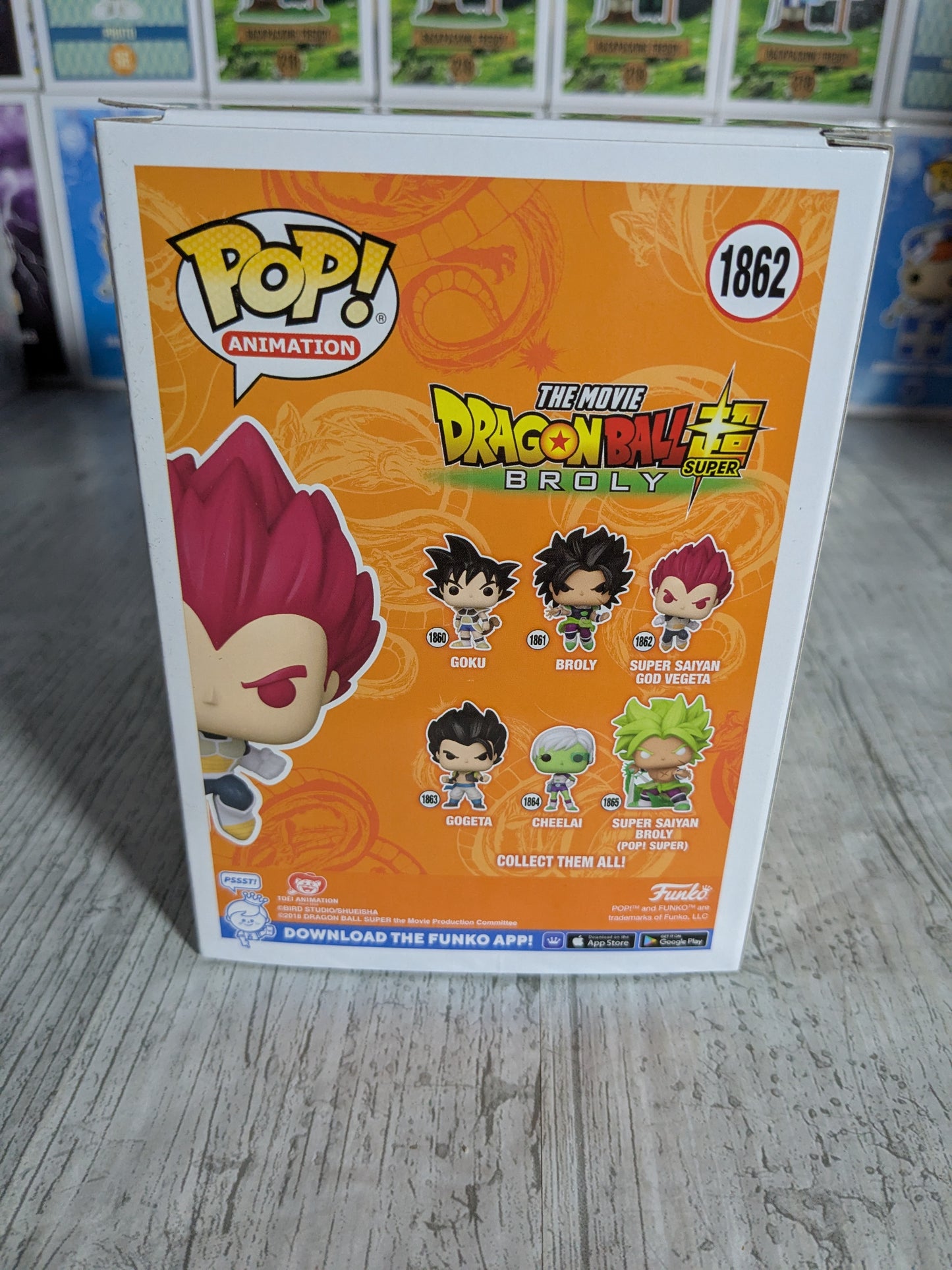 Funko pop 1868 - Super Saiyan God Vegeta