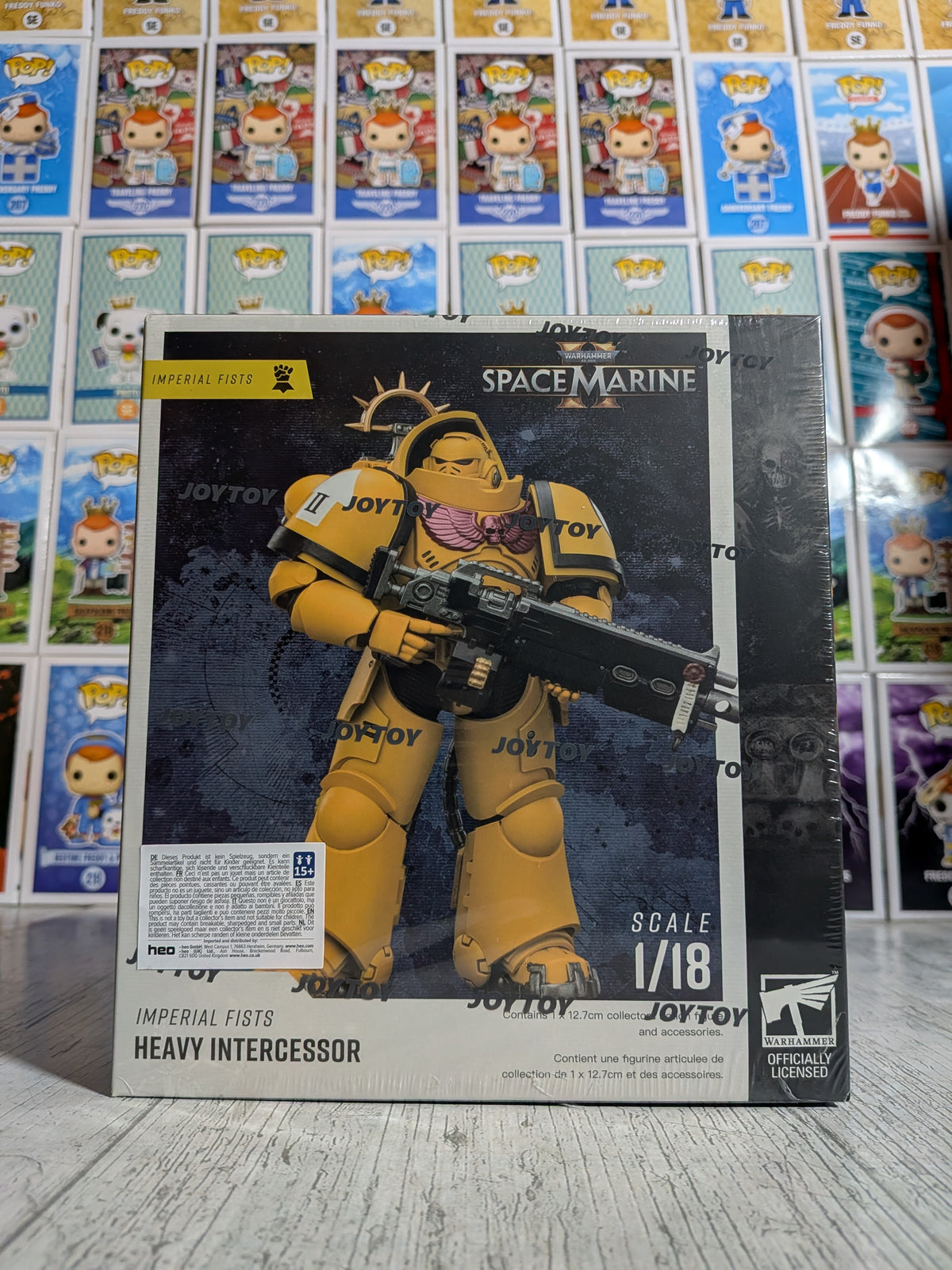 JoyToy Warhammer 40k: Space Marine 2 - Imperial Fists Heavy Intercessor (12.7cm)