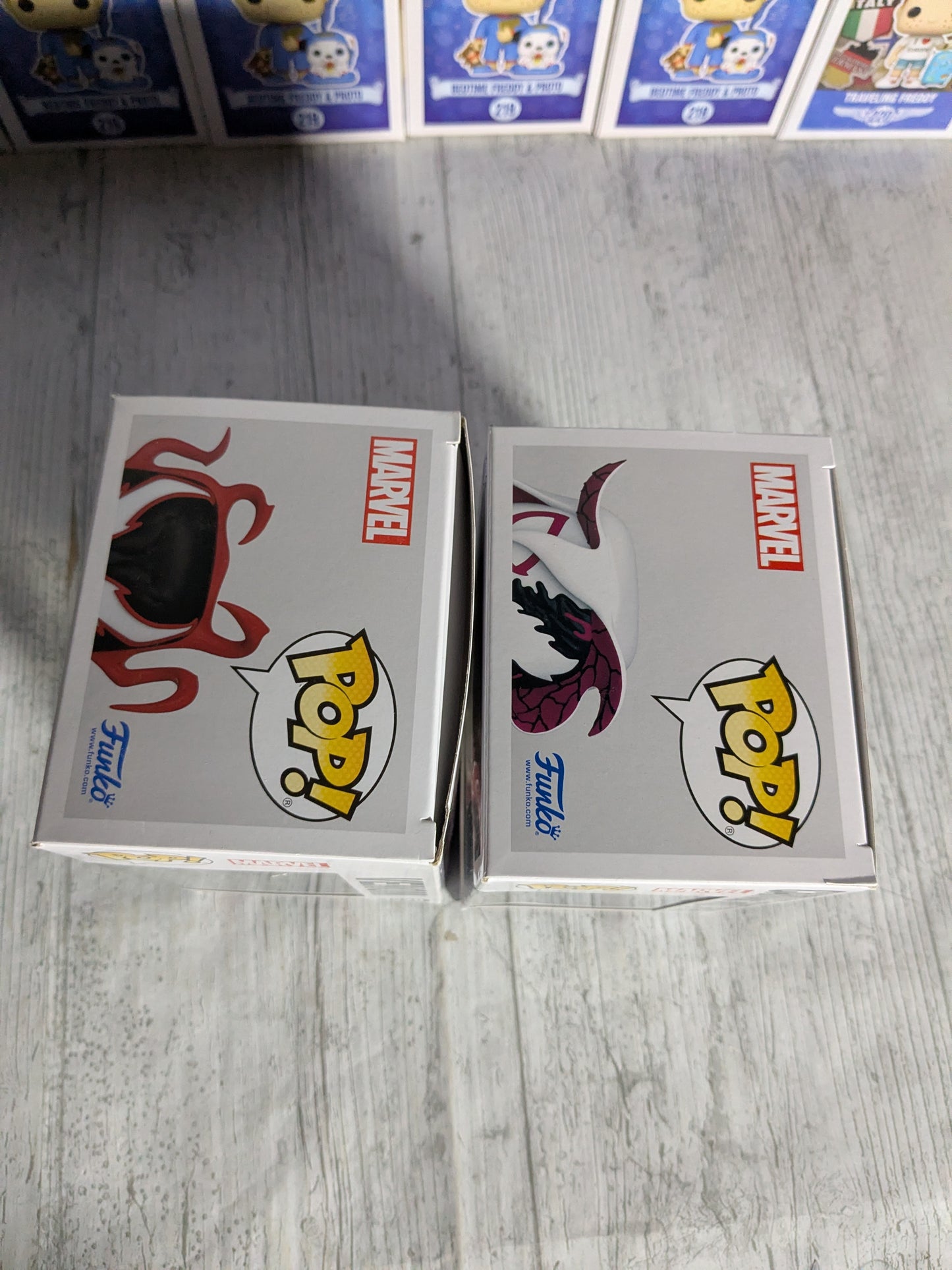 Funko pop Marvel Comics - Venom & Carnage Ghost Spider (Bundle)