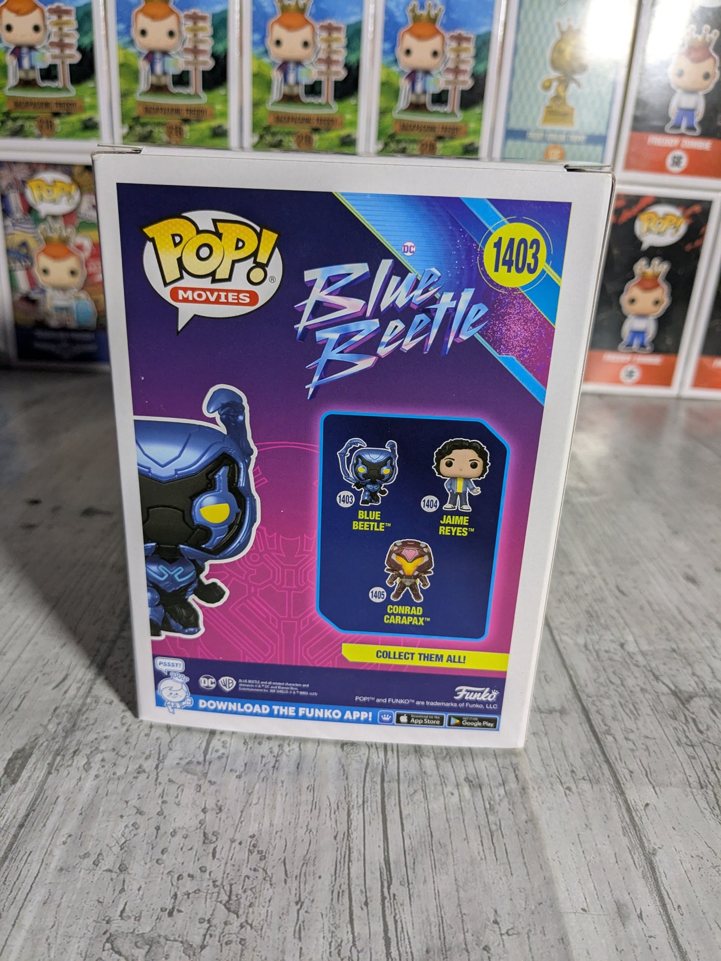 Funko pop 1403 : Blue Beetle (Chase)