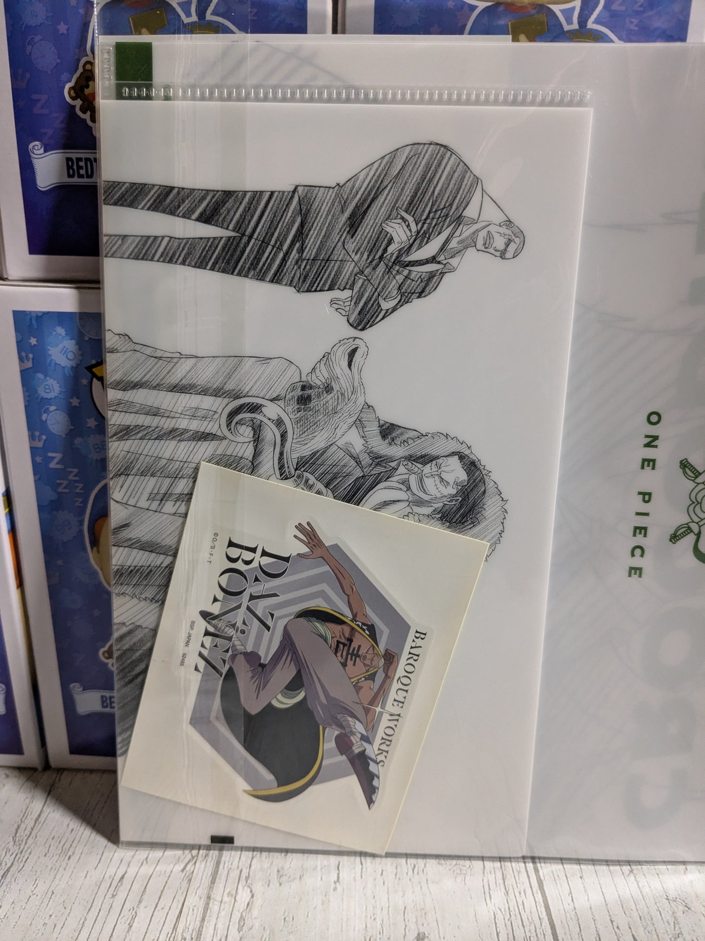 Bandai Spirits - Ichiban Kuji - The Right Hand - Lot H - Clear File A4 Pouch (Sir Crocodile)
