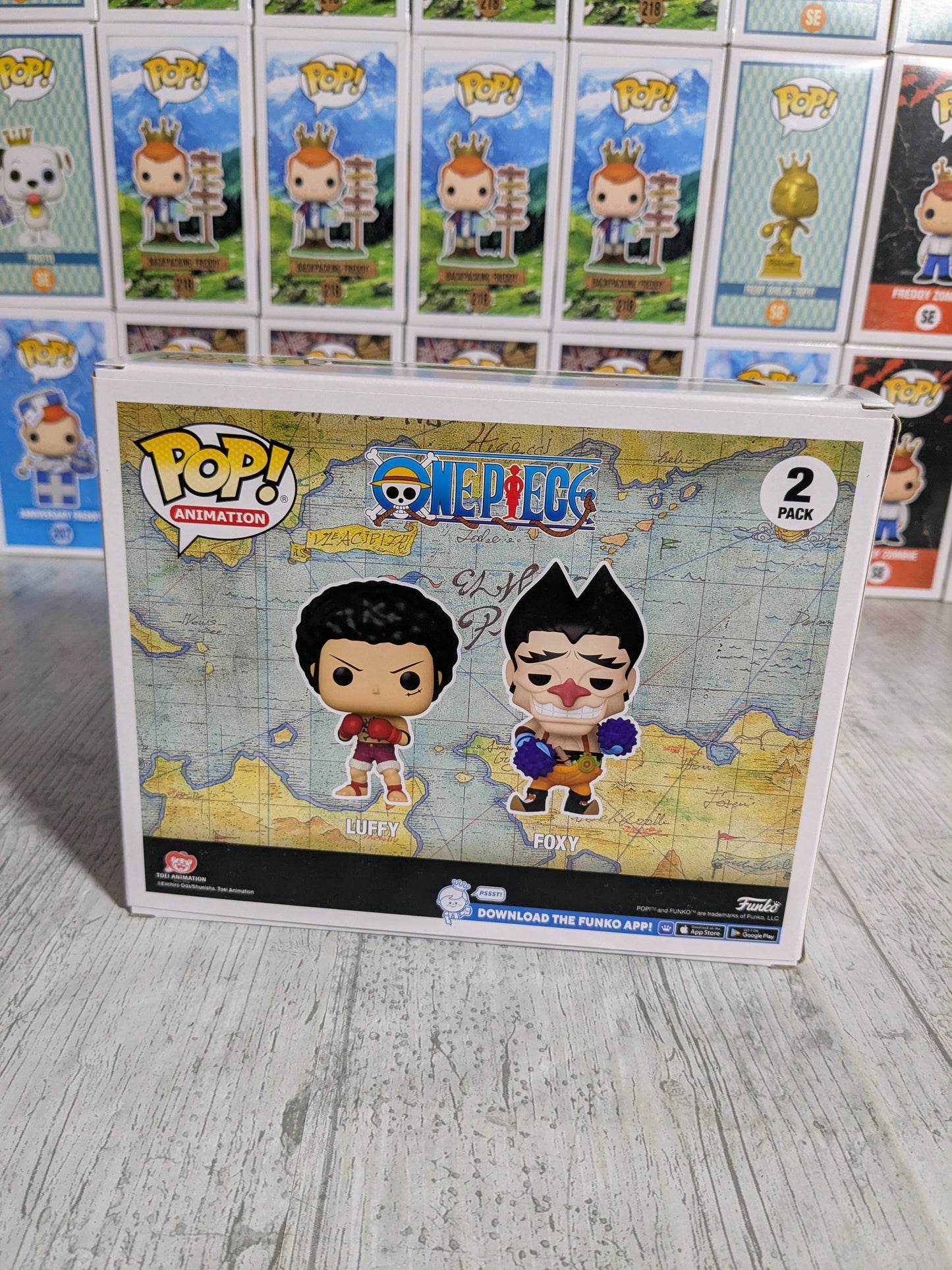 Funko pop : Luffy & Foxy