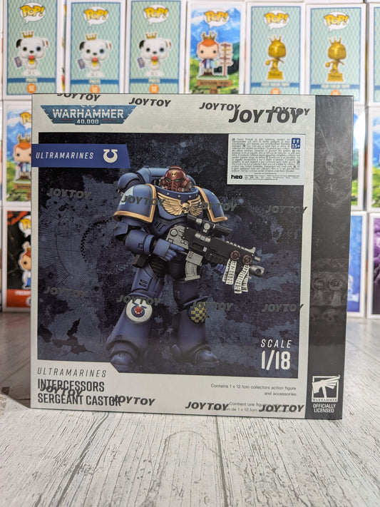 JoyToy Warhammer 40k - Ultramarines Heroes of the Chapter Brother Veteran Sergeant Castor (12,1cm)