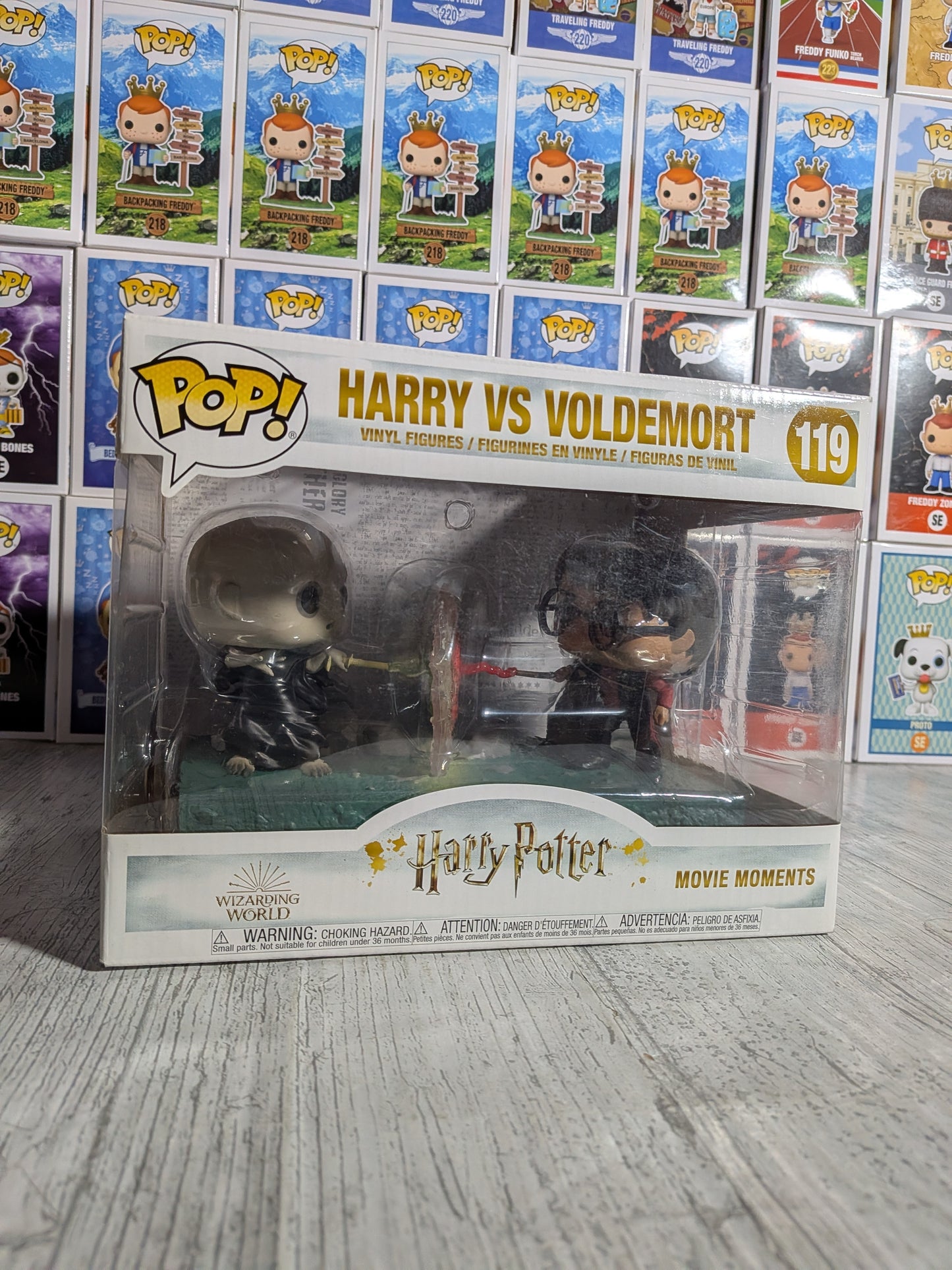 Funko Pop Moment Harry Potter #119 - Harry vs Voldemort (Geöffnete/Beschädigte Verpackung)