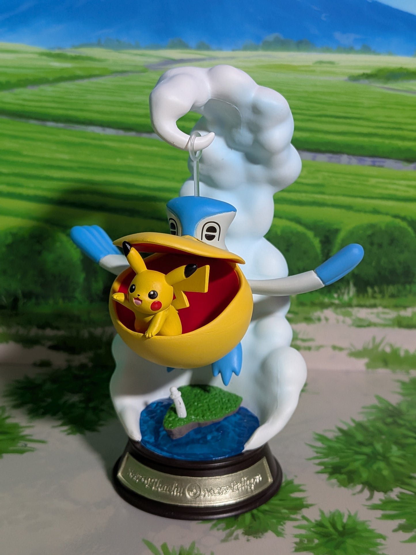 Re-Ment Pokémon Swing Vignette Collection Vol.3 - Pikachu & Bekipan | Pelipper (~10cm)