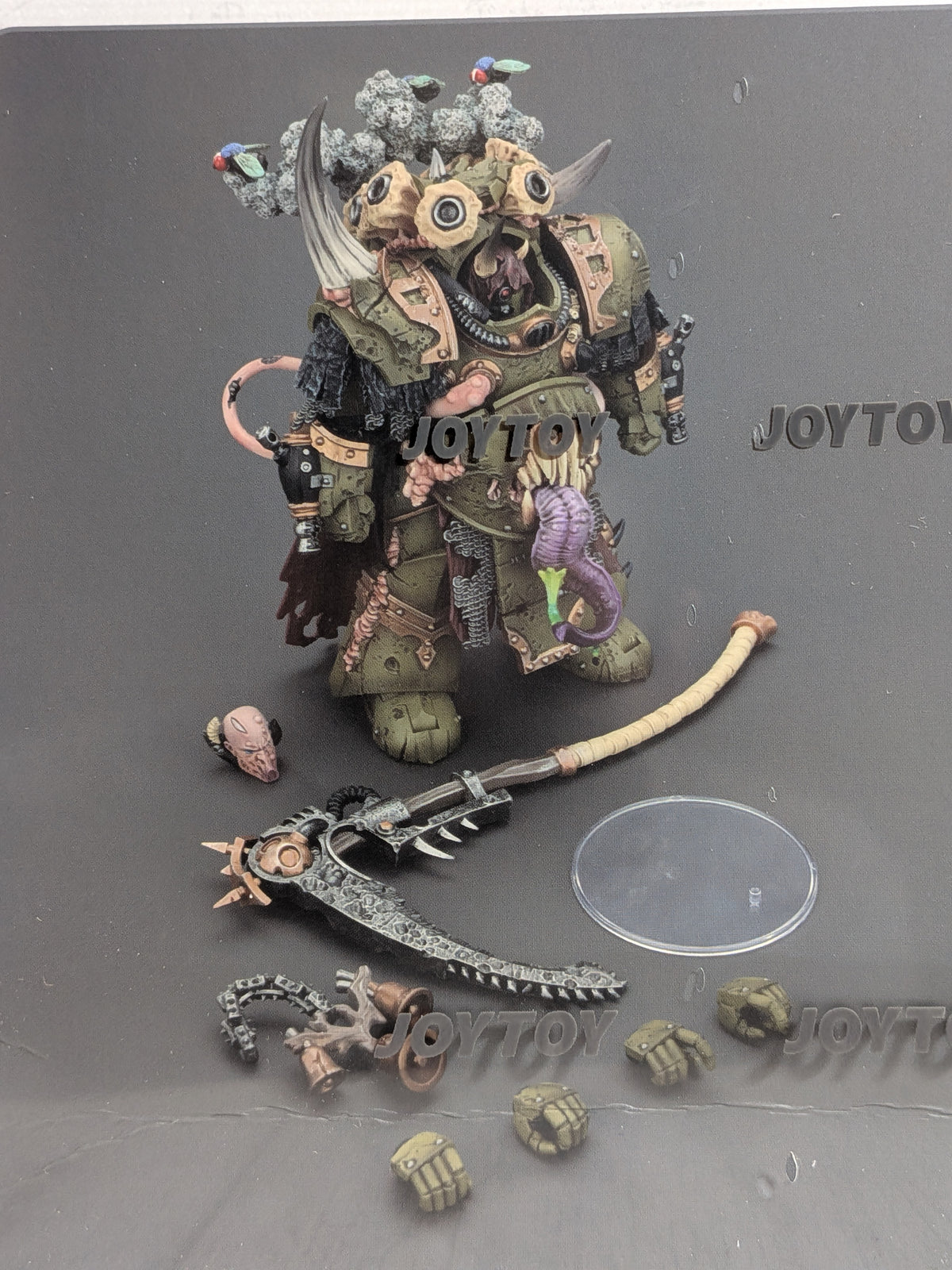 JoyToy Warhammer 40k - Death Guard Deathshroud Terminator Champion (14cm)