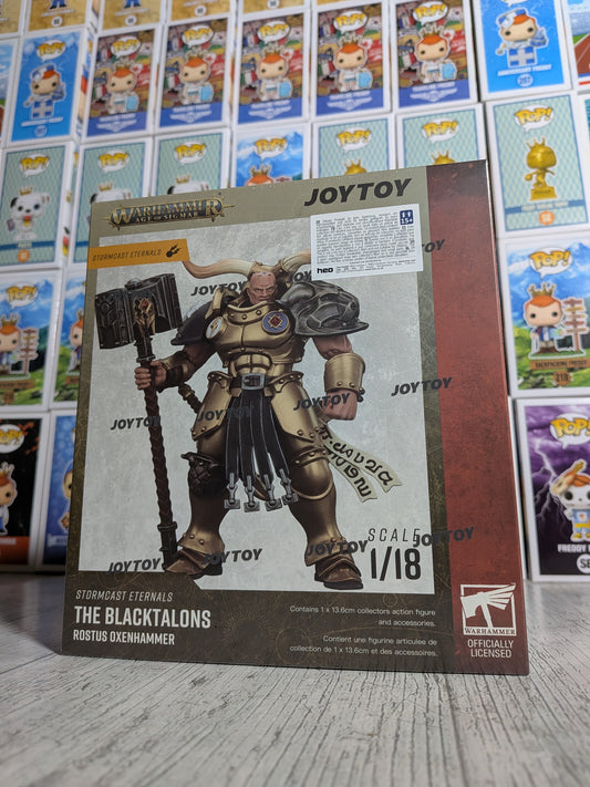 JoyToy Warhammer Age of Sigmar - Stormcast Eternals The Blacktalons Rostus Oxenhammer (13,6cm)