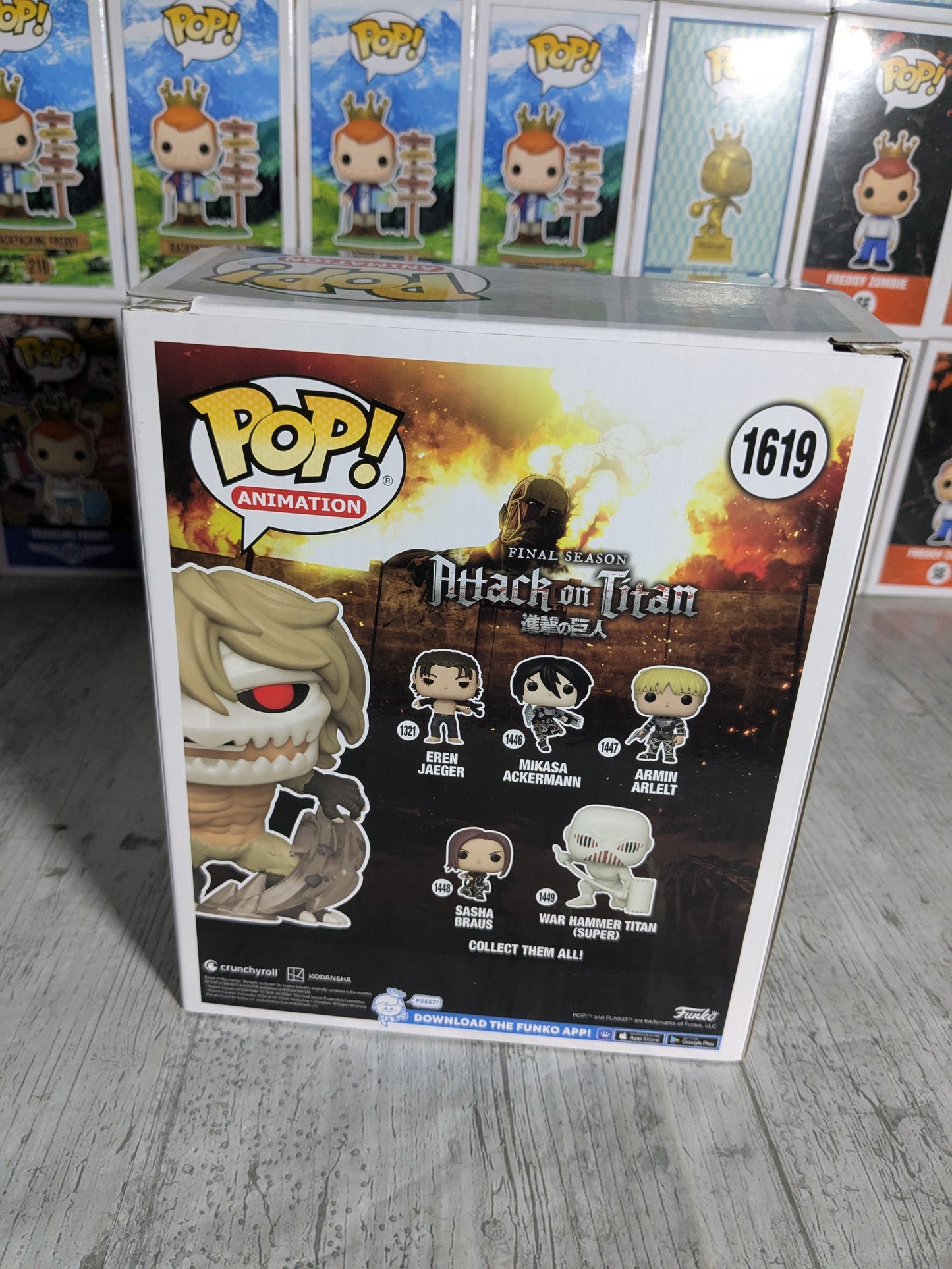 Funko pop 1619 : Jaw Titan (Damaged Box / Opened)