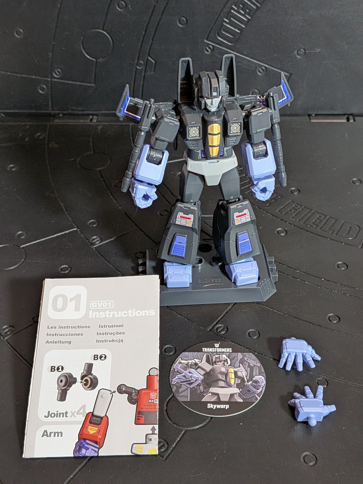 Blokees - Transformers Galaxy Version 01 - Skywarp (~10-12cm)