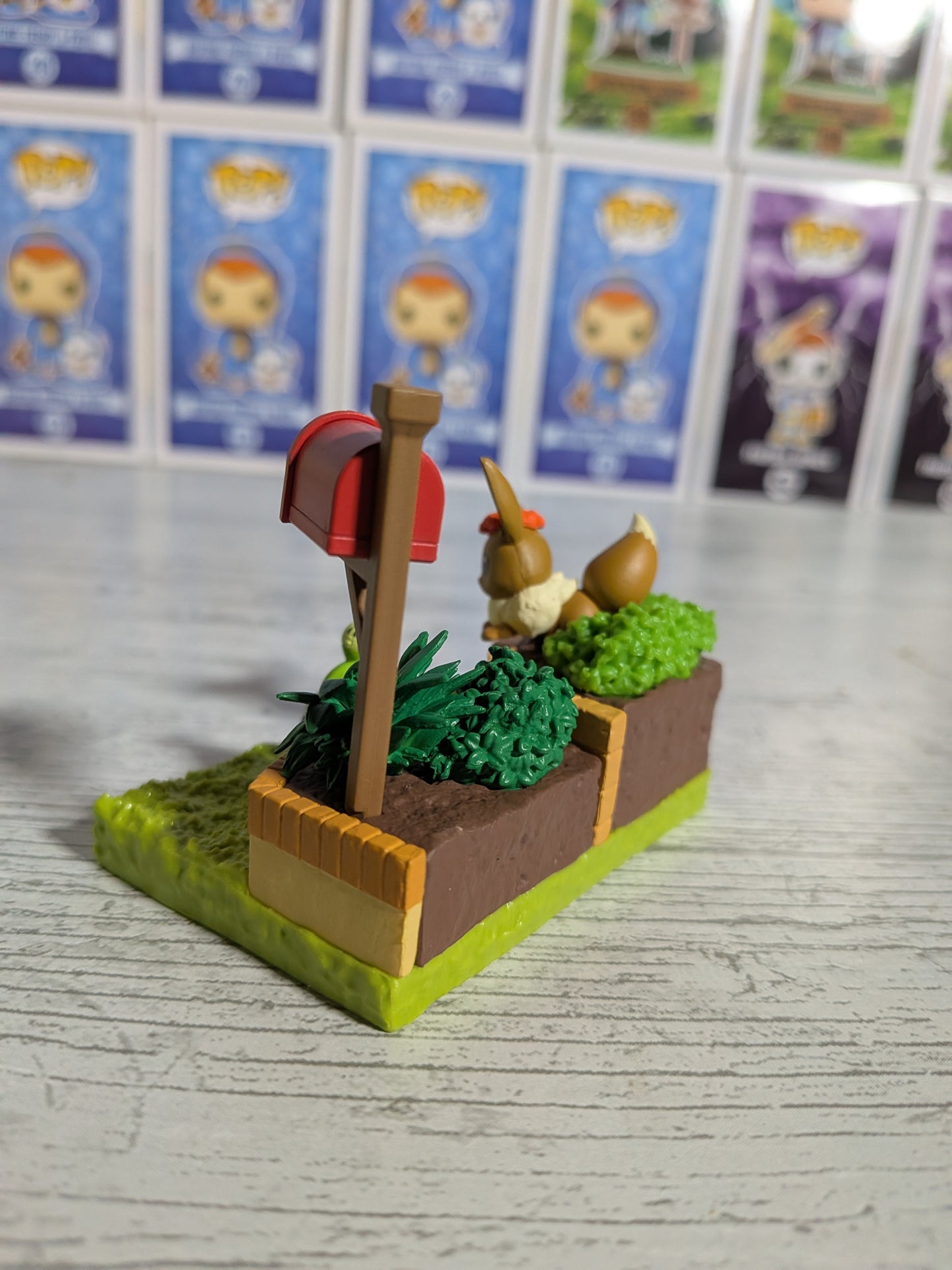 Re-Ment Pokémon - Évoli / Eevee & Rozbouton / Budew - Pokémon Garden