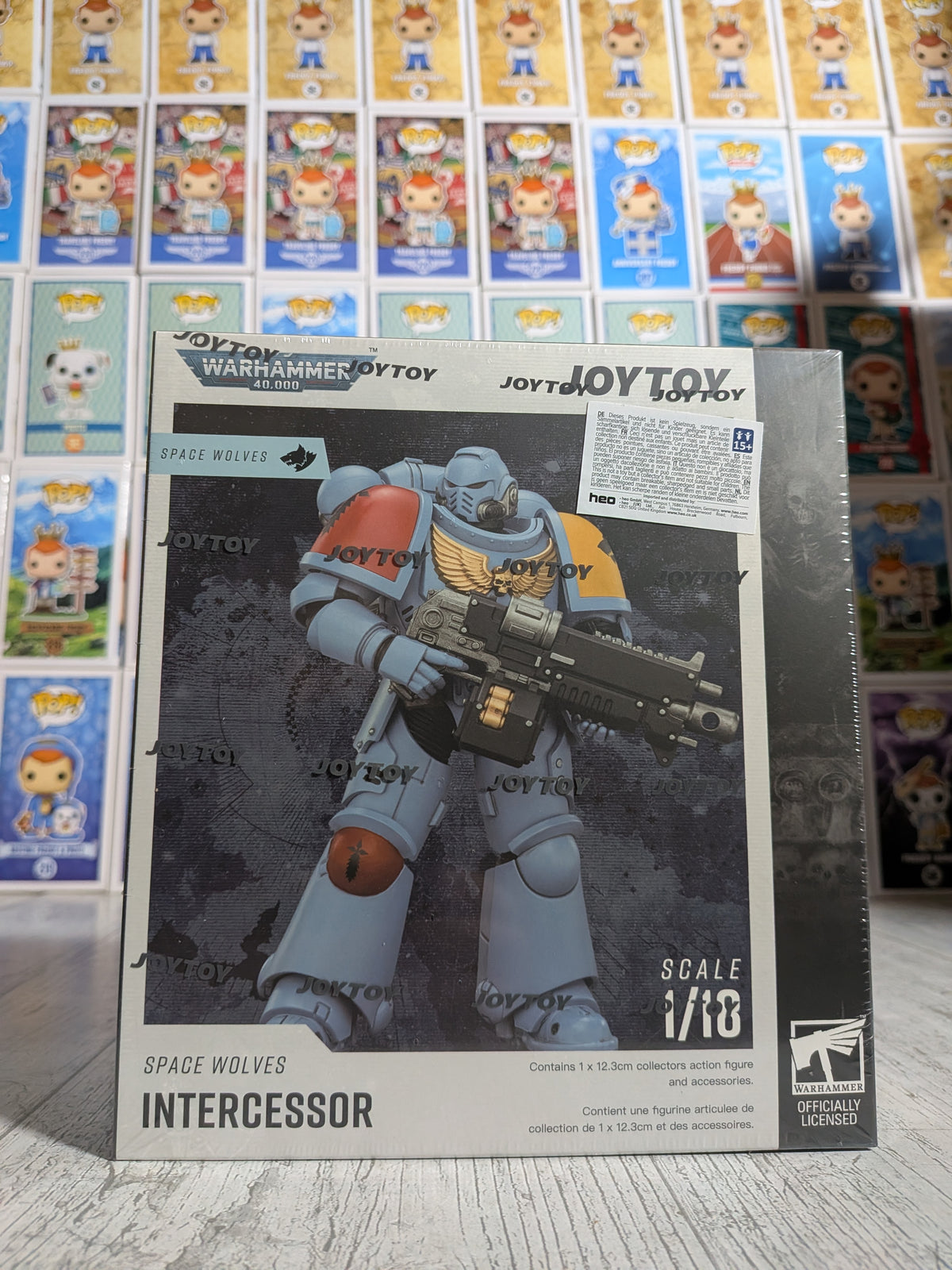 JoyToy Warhammer 40k - Space Marines Space Wolves Intercessor (12.3cm)