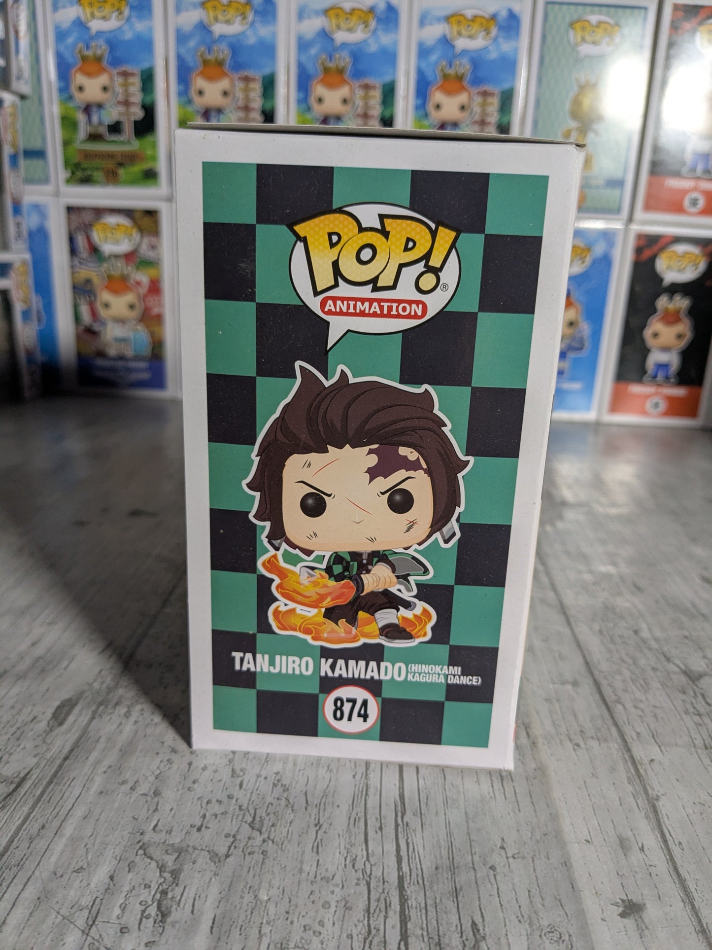 Funko pop 874 : Tanjiro Kamado (Hinokami Kagura Dance)