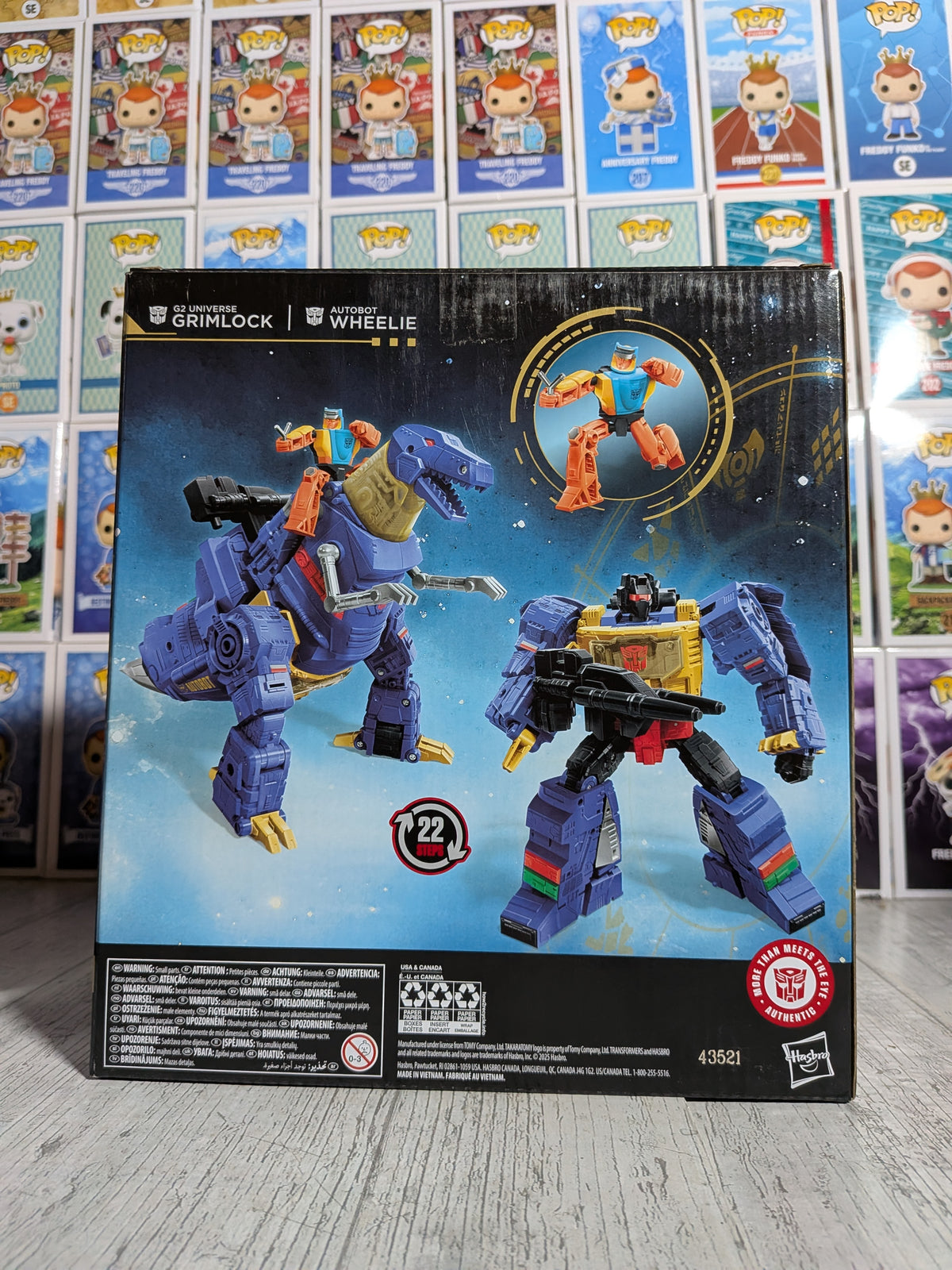 Hasbro Transformers Age of the Primes Leader Class - Grimlock &amp; Wheelie (19cm)