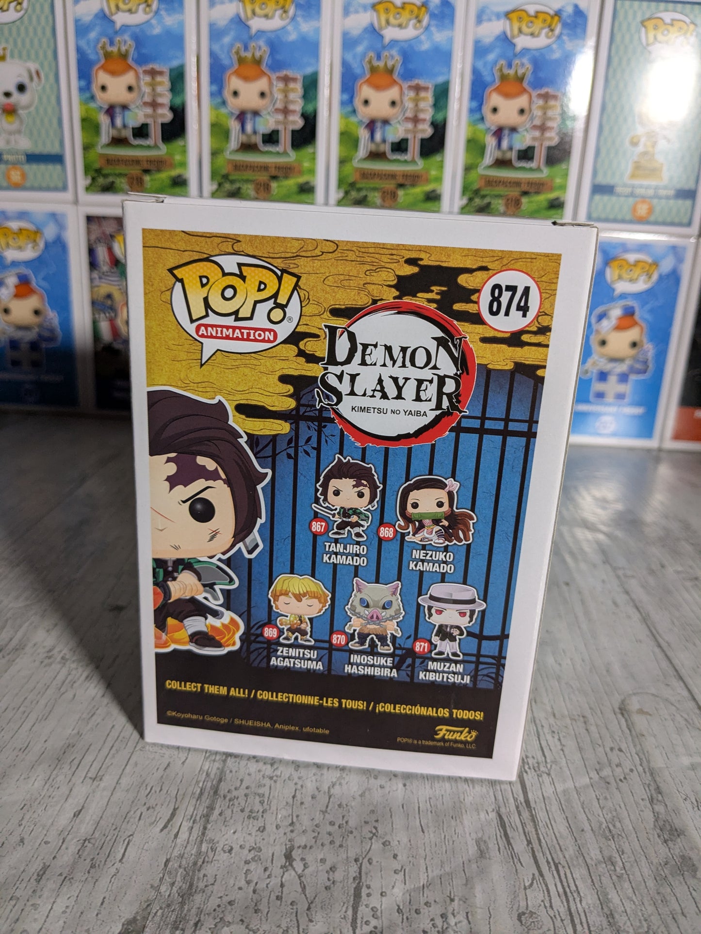 Funko pop 874 : Tanjiro Kamado Hinokami Kagura Dance (Chase)