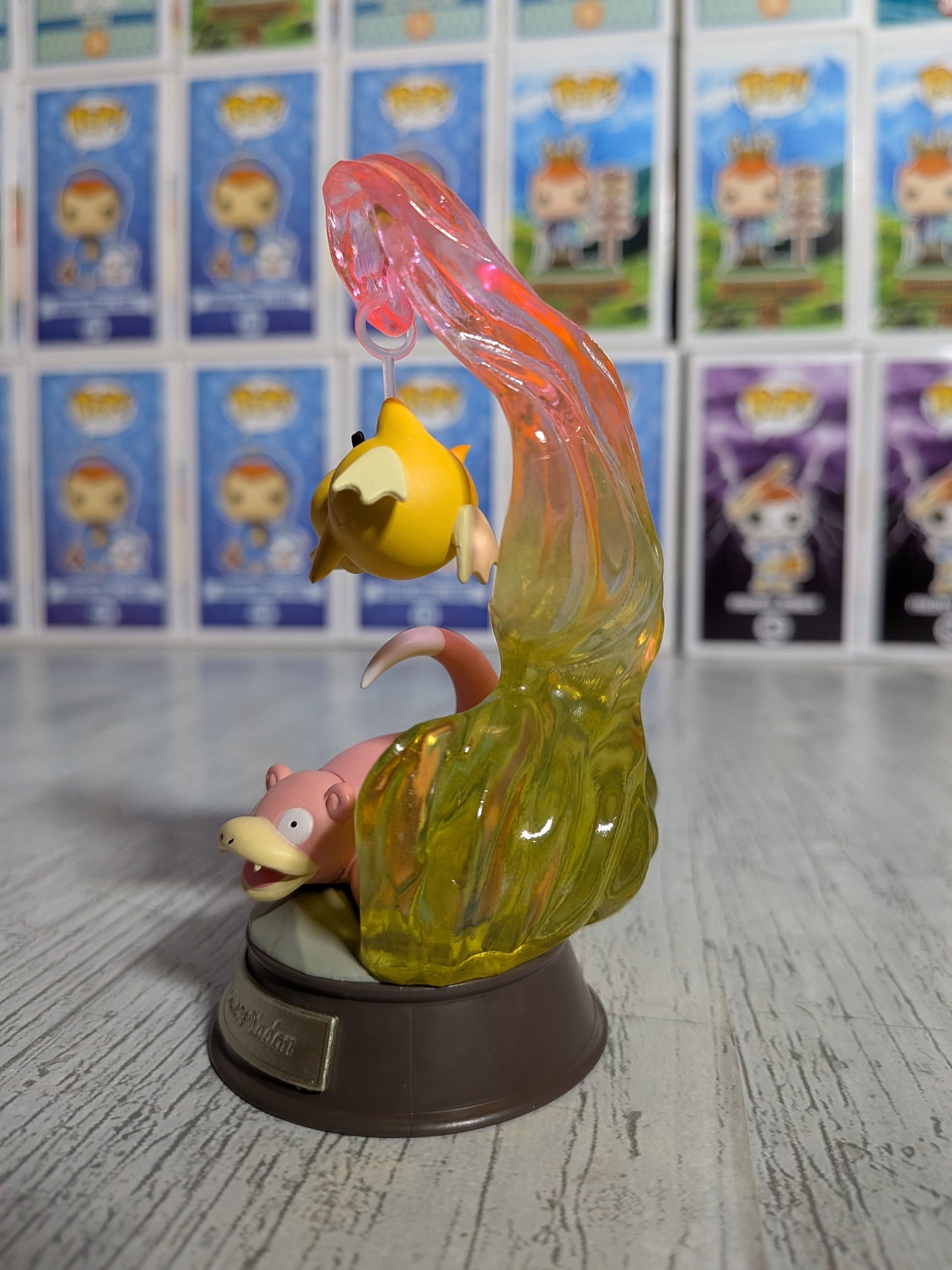 Re-Ment Pokémon Swing Vignette Collection Vol.3 - Psykokwak & Ramoloss | Psyduck & Slowpoke (~10cm)