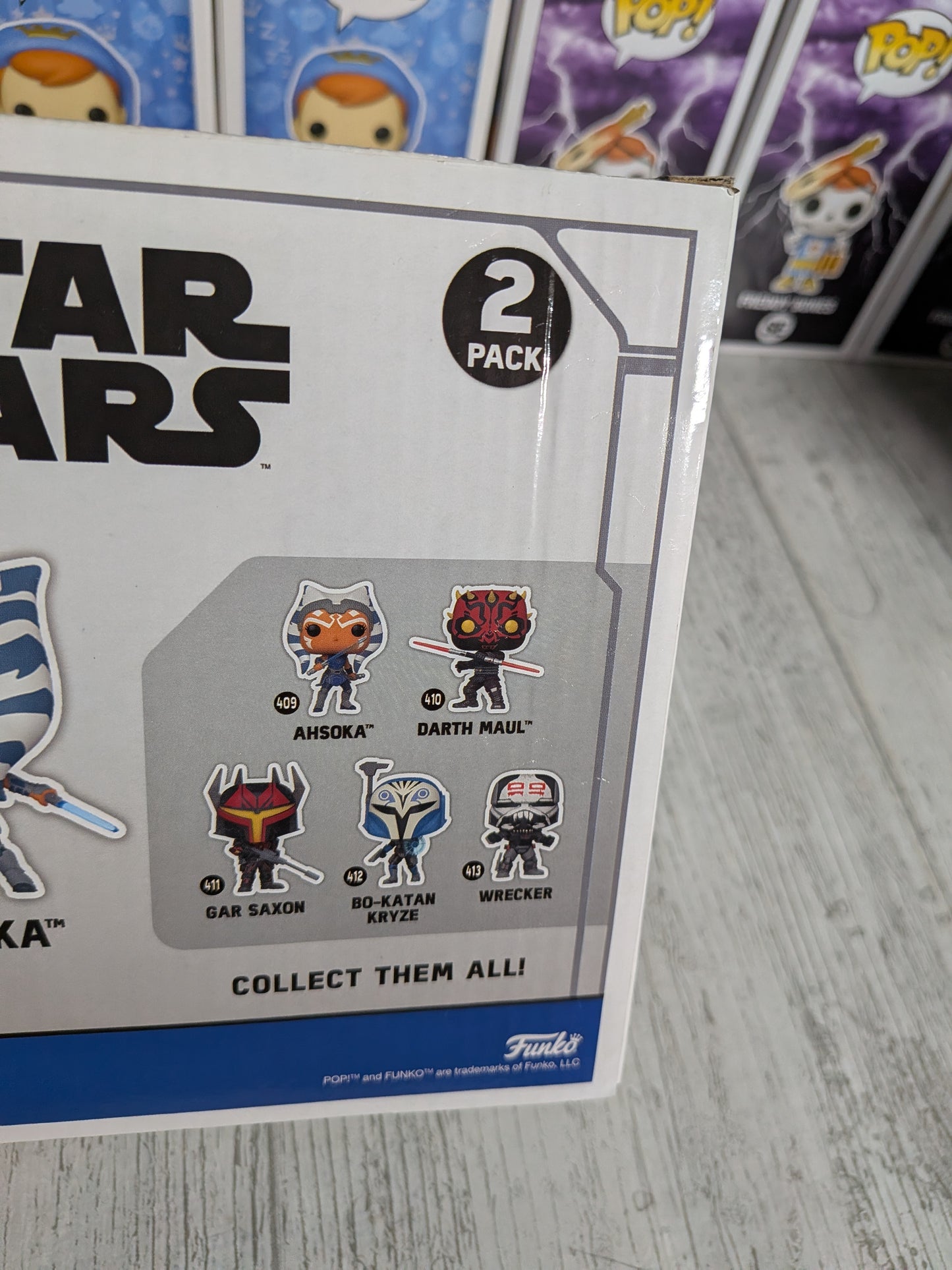 Funko Pop Star Wars – Darth Maul vs Ahsoka Tano (GE/Beschädigte Box)