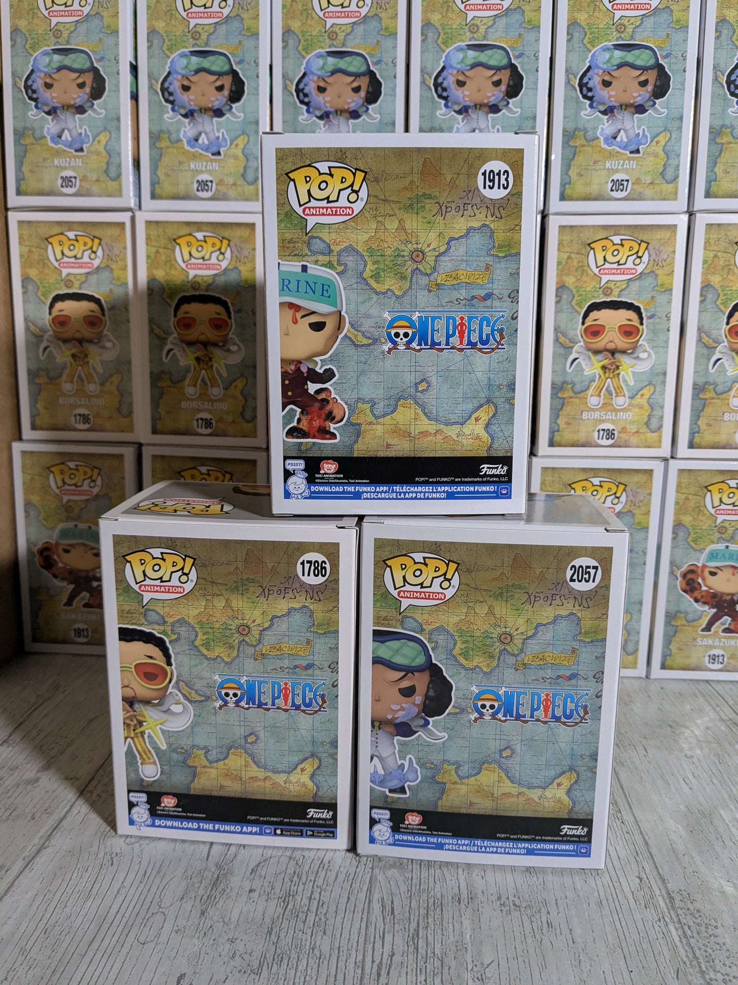 Funko pop One Piece - Navy Admirals (Bundle)