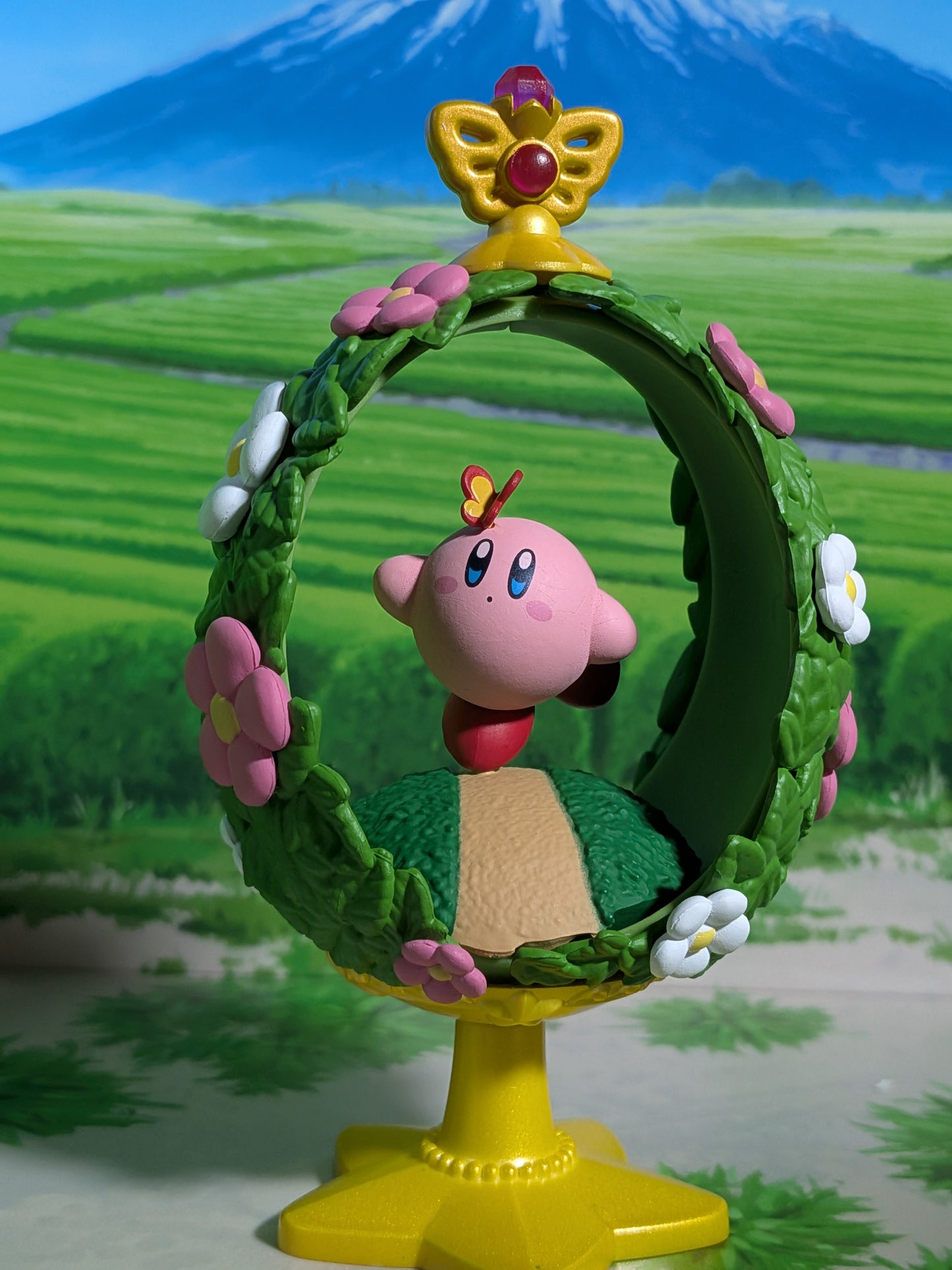 Re-Ment - Kirby OVALTIQUE COLLECTION - Kirby with Butterfly