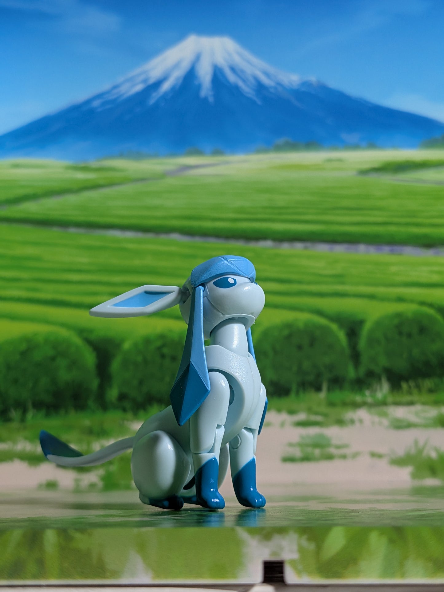 SHODO Pokémon 7 - Givrali | Glaceon (Figurine articulée + Accessoires)