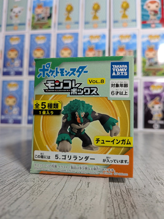 Takara Tomy Arts Moncolle Box Vol.8 - Gorythmic | Rillaboom | Gorirander (~5cm)