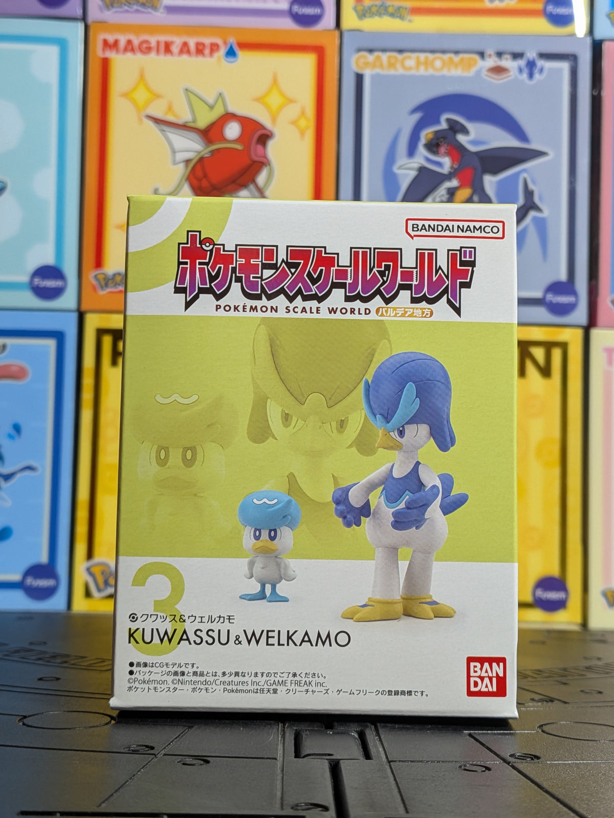 Pokémon Scale World Paldea - Coiffeton & Canarbello  | Quaxly & Quaxwell (Neuf)