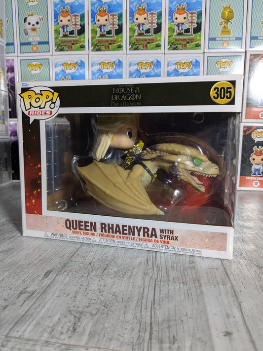 Funko pop House of the Dragon #305 - Queen Rhaenyra Targaryen with Syrax