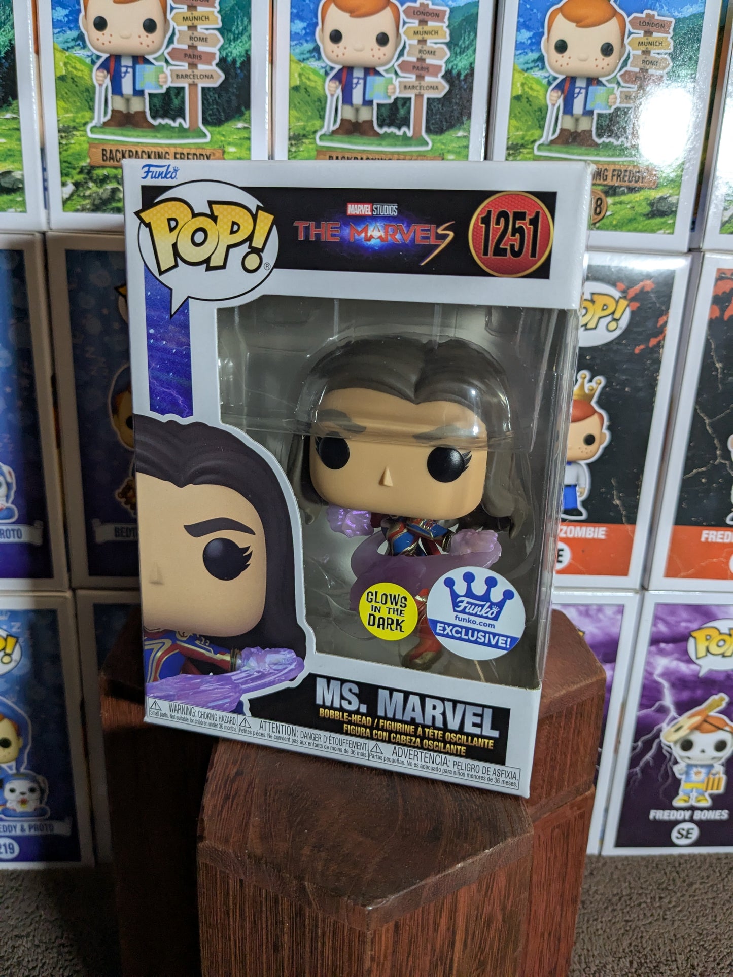 Funko pop 1251 : Ms. Marvel (Glow)
