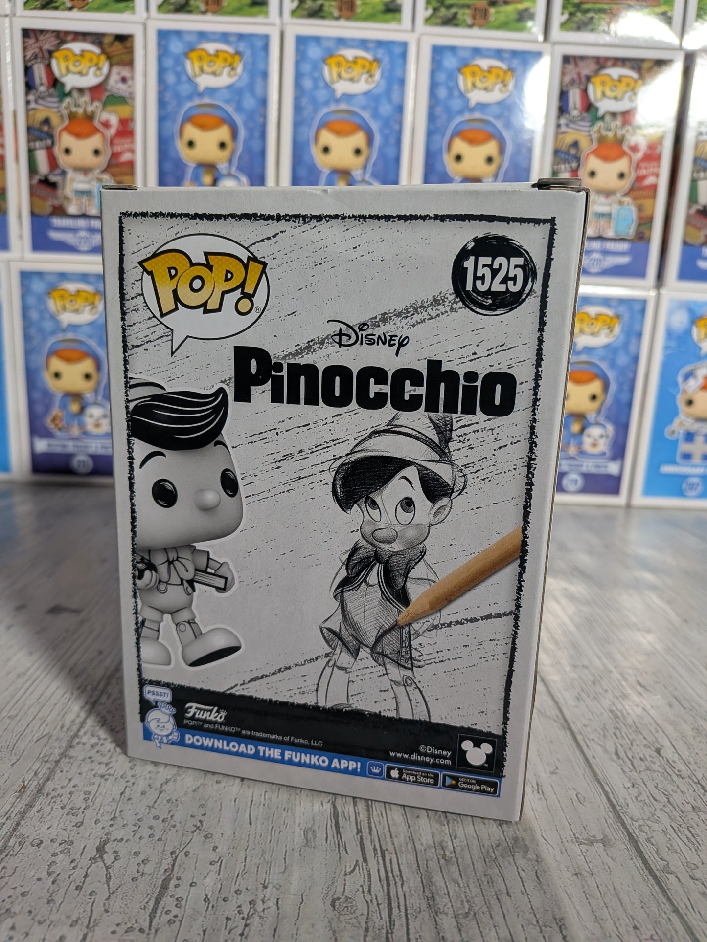 Funko pop Disney #1525 - Pinocchio (Sketched)