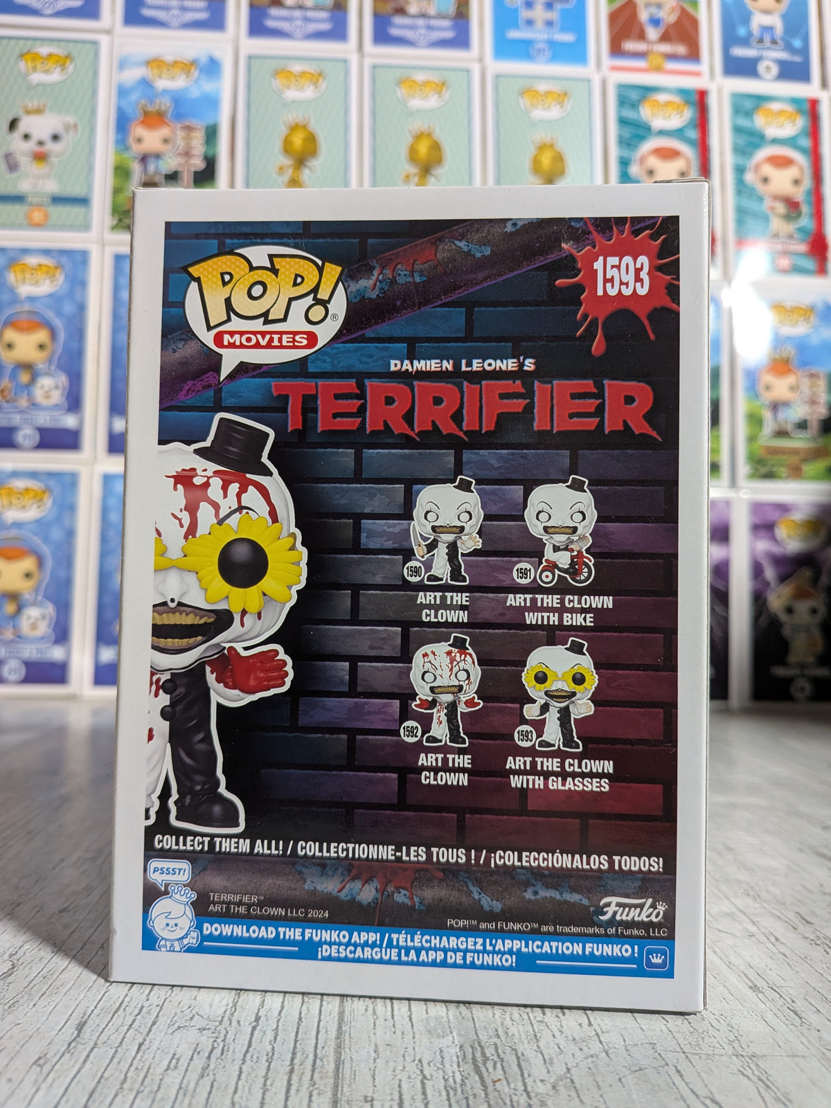 Funko Pop! Movies Terrifier 2 #1593 - Art the Clown with Glasses (Chase Edition / Funko Exclusive)