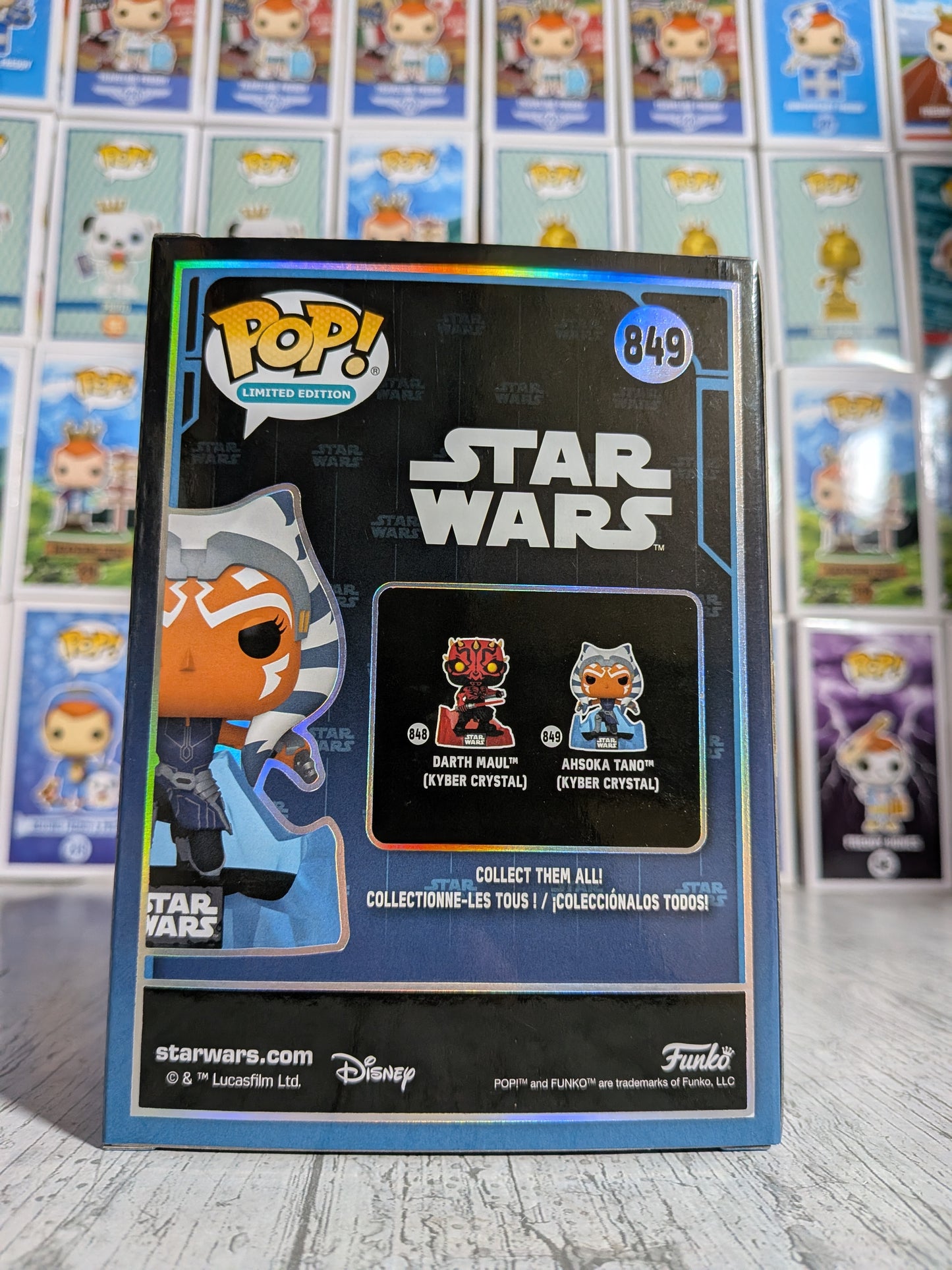 Funko Pop! Star Wars #849 - Ahsoka Tano (Kyber Crystal) (SC2026/9500PCS)