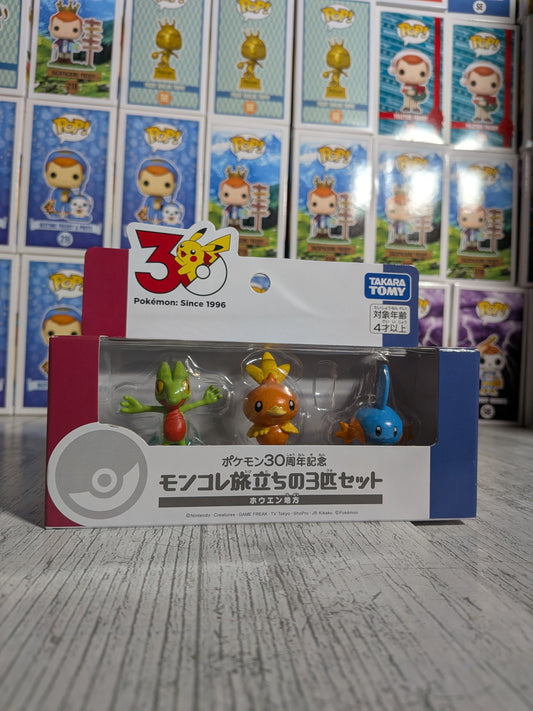 Pack MonColle Takara Tomy - Starters Hoenn | Exclusivité Pokémon Center - Journey Trio Set