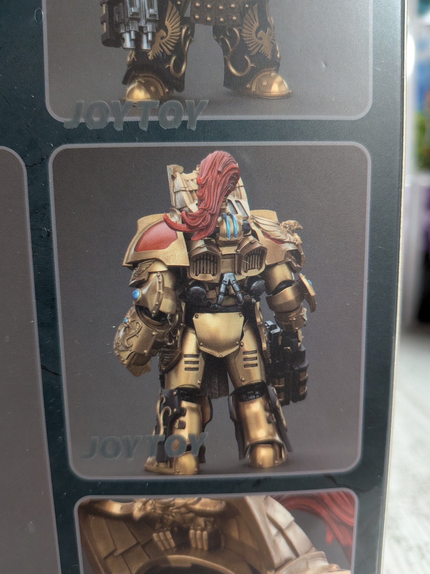 JoyToy Warhammer The Horus Heresy - Legio Custodes Aquilon Terminator Squad Aquilon mit Lastrum-Sturmbolter (13,7 cm)